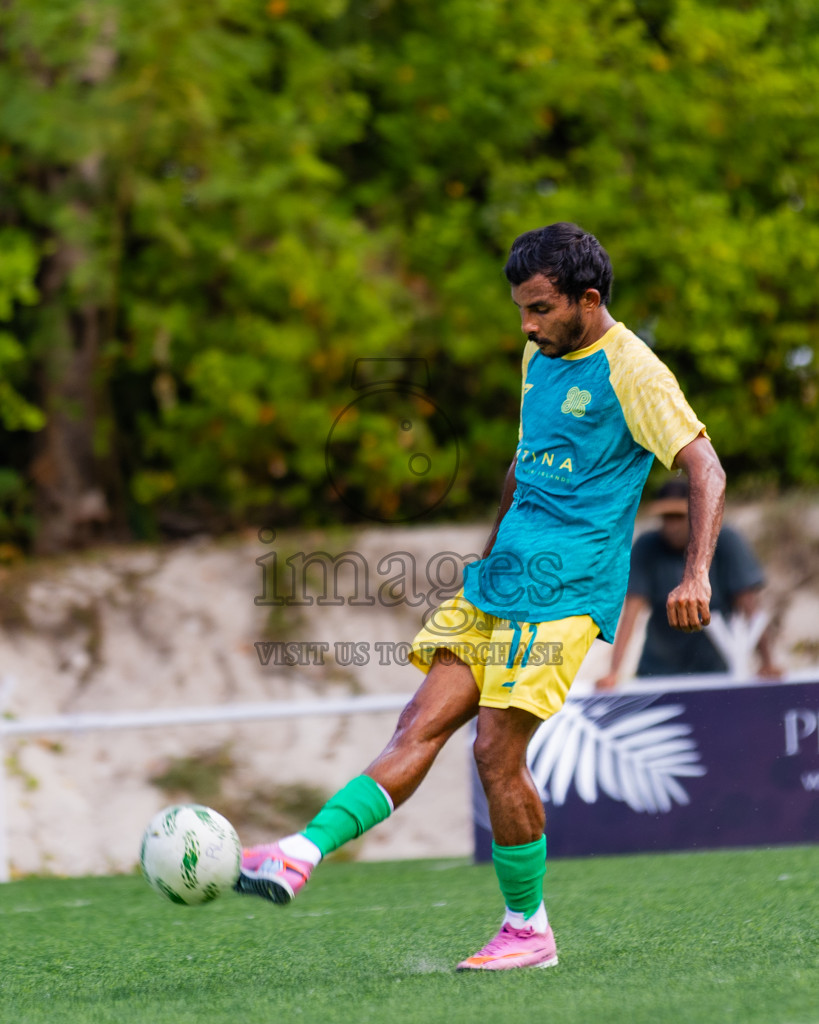 Patina vs Varu in Resort League 2025 (North Male Zone) day 19 was held on Sunday, 20th September 2025 in One And Only Reethi Rah Maldives Resort, Photos: Areef Adam / images.mv