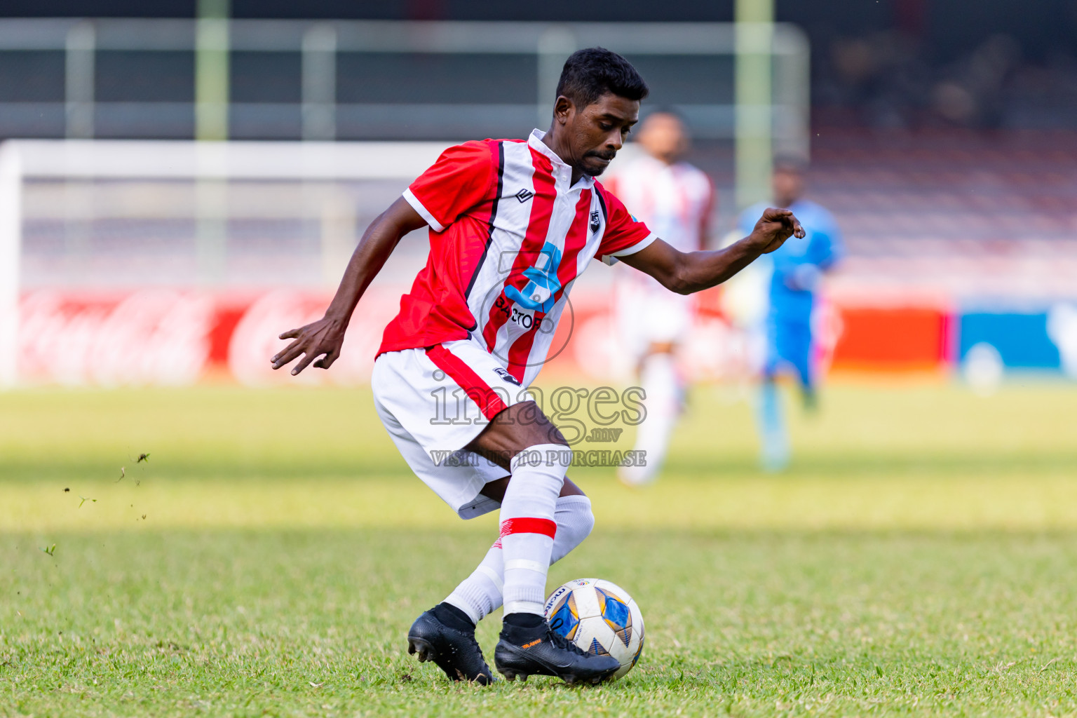 Tent SC vs Lagoons SC in the Quarter Final of Second Division 2023 in Male' Maldives on Thursday, 8th February 2023. Photos: Nausham Waheed / images.mv