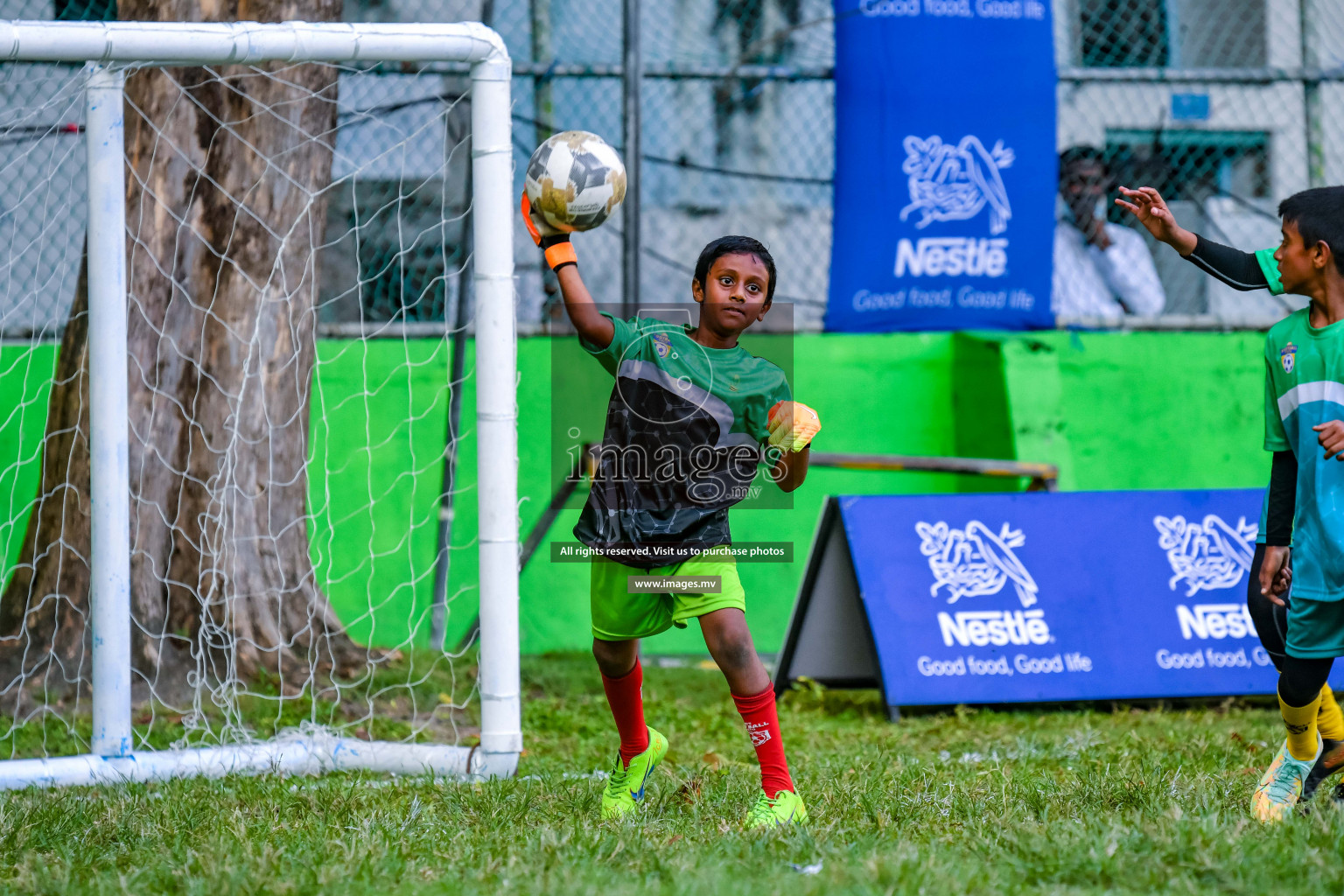 Day 1 of Milo Kids Football Fiesta 2022 was held in Male', Maldives on 19th October 2022. Photos: Nausham Waheed/ images.mv