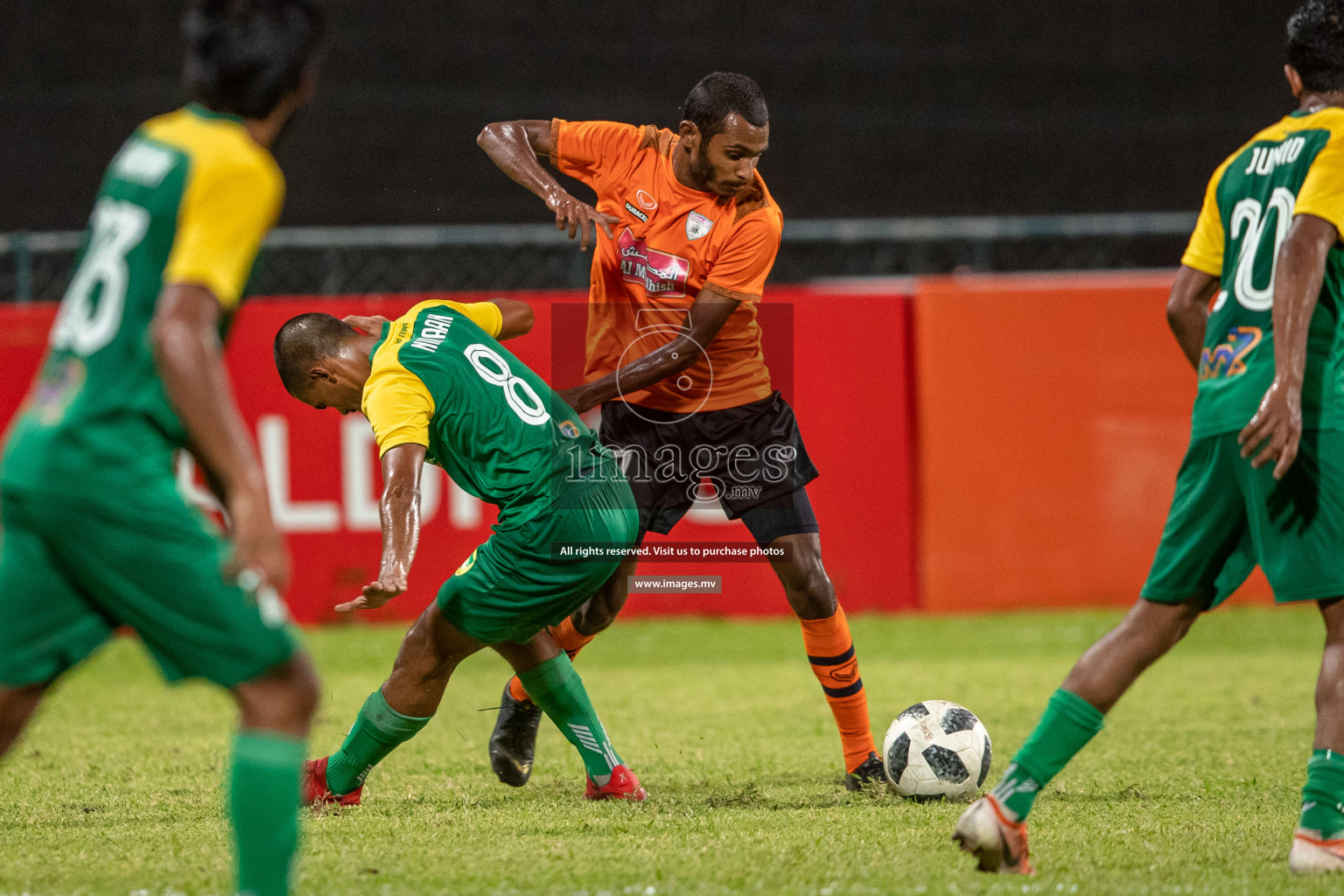 Maziya SRC vs Club Eagles in Dhiraagu Dhivehi Premier League 2019, in Male' Maldives on 16th Oct 2019. Photos:Suadh Abdul Sattar / images.mv