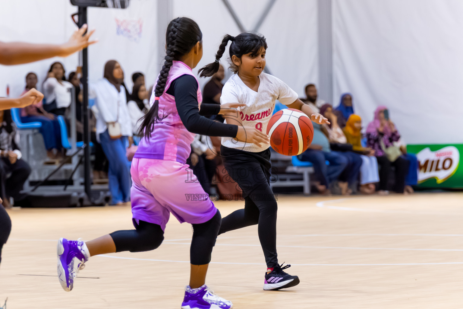 Day 2 of Milo 5 x 5 Junior Challenge 2025 - Basketball tournament held in Basketball Training Center, Male', Maldives on Friday, 10th October 2025. Photos by: Nausham Waheed / Images.mv