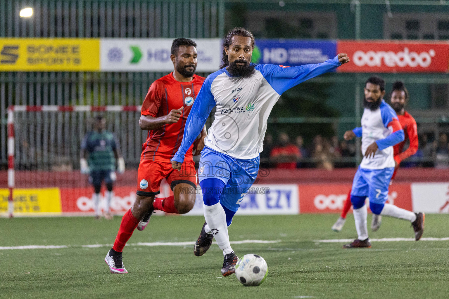 N Maafaru  vs N Kendhikulhudhoo in Day 3 of Golden Futsal Challenge 2024 was held on Wednesday, 17th January 2024, in Hulhumale', Maldives Photos: Nausham Waheed / images.mv