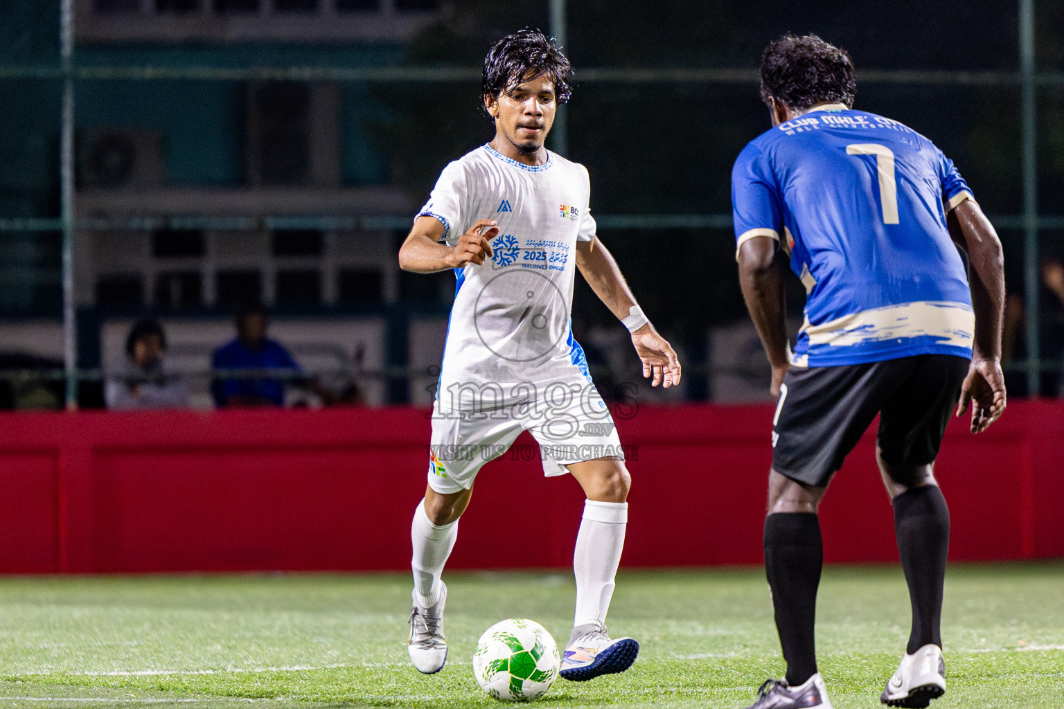 Club Male' City vs BCC in Day 3 of Office League 2025 was held on Friday, 18th April 2025 in Hulhumale', Maldives. Photos: Nausham Waheed / images.mv