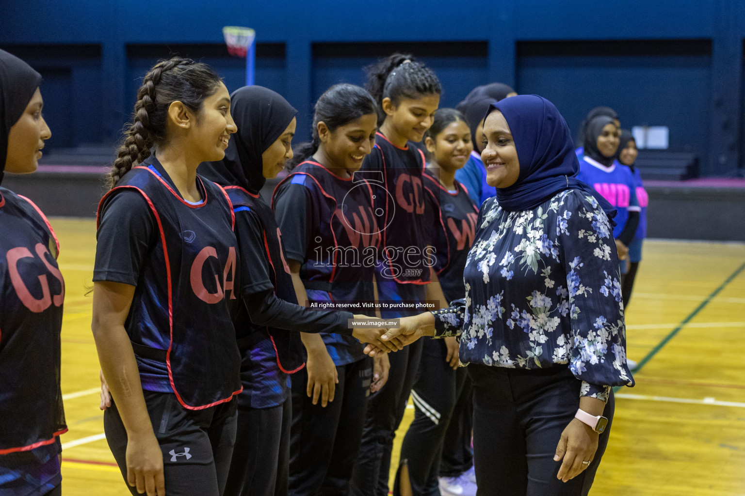 Xenith Sports Club vs Youth United Sports Club in the Milo National Netball Tournament 2022 on 18 July 2022, held in Social Center, Male', Maldives. Photographer: Shuu, Hassan Simah / Images.mv