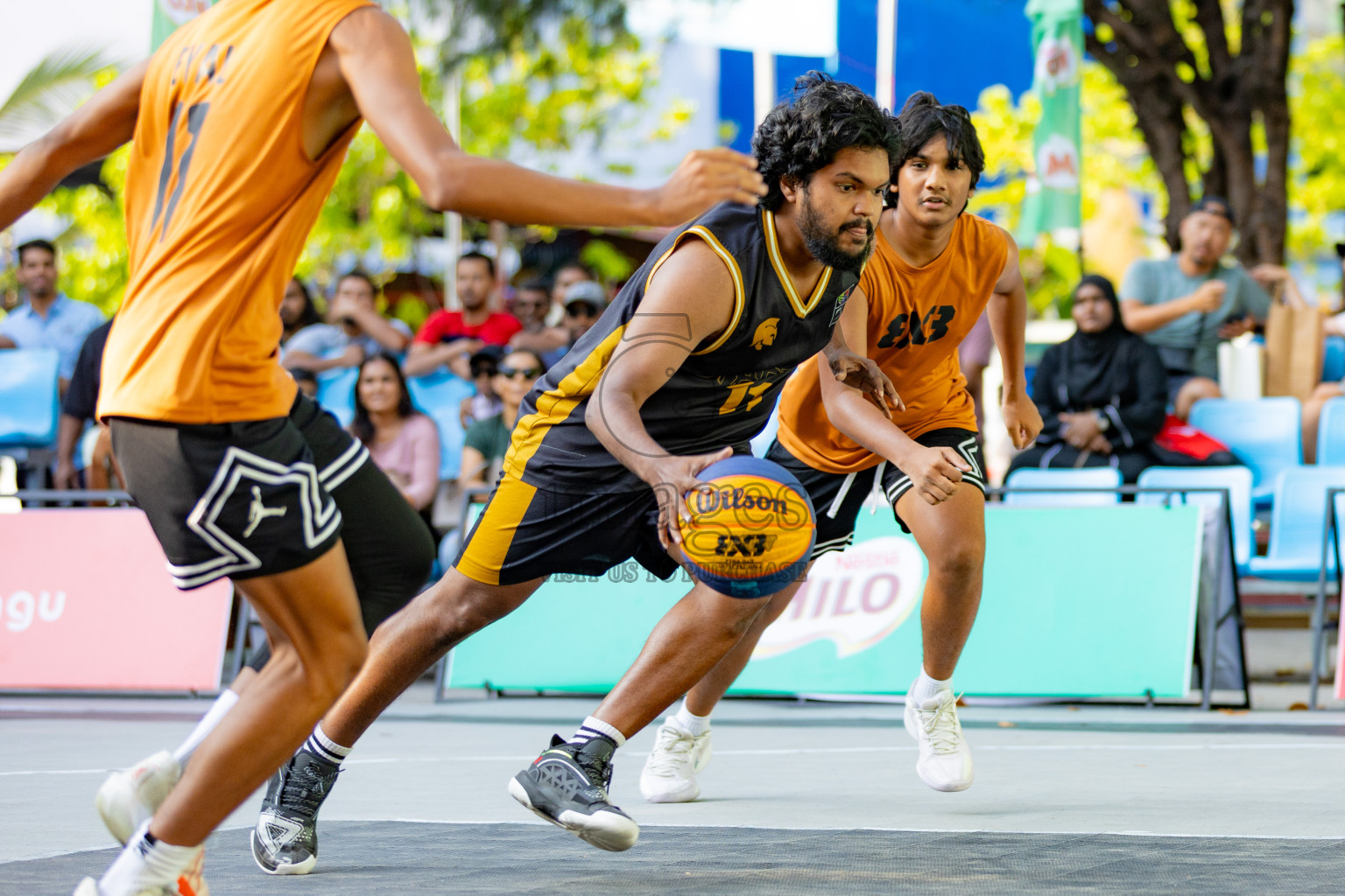 Day 3 of MILO 3X3 Ramadan Challenge. 2026 was held in Social Centre Compound on Monday, 23rd Feburuary 2026, in Male', Maldives Photos: Areef Adam / images.mv