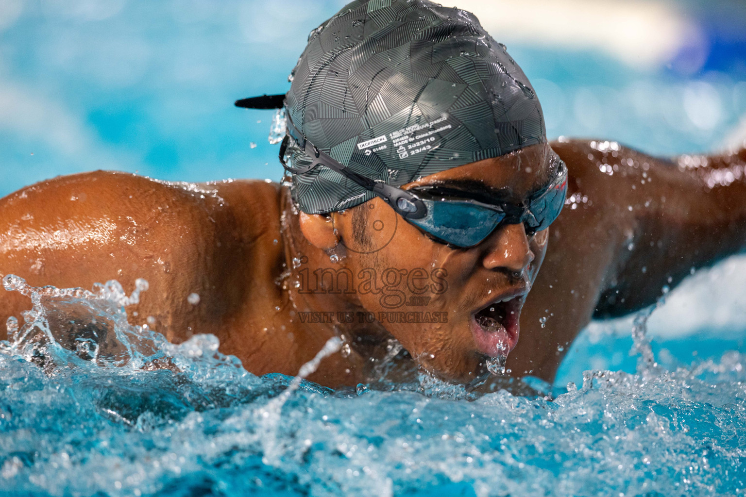 Day 1 of 20th Inter-school Swimming Competition 2024 held in Hulhumale', Maldives on Saturday, 12th October 2024. Photos: Ismail Thoriq / images.mv