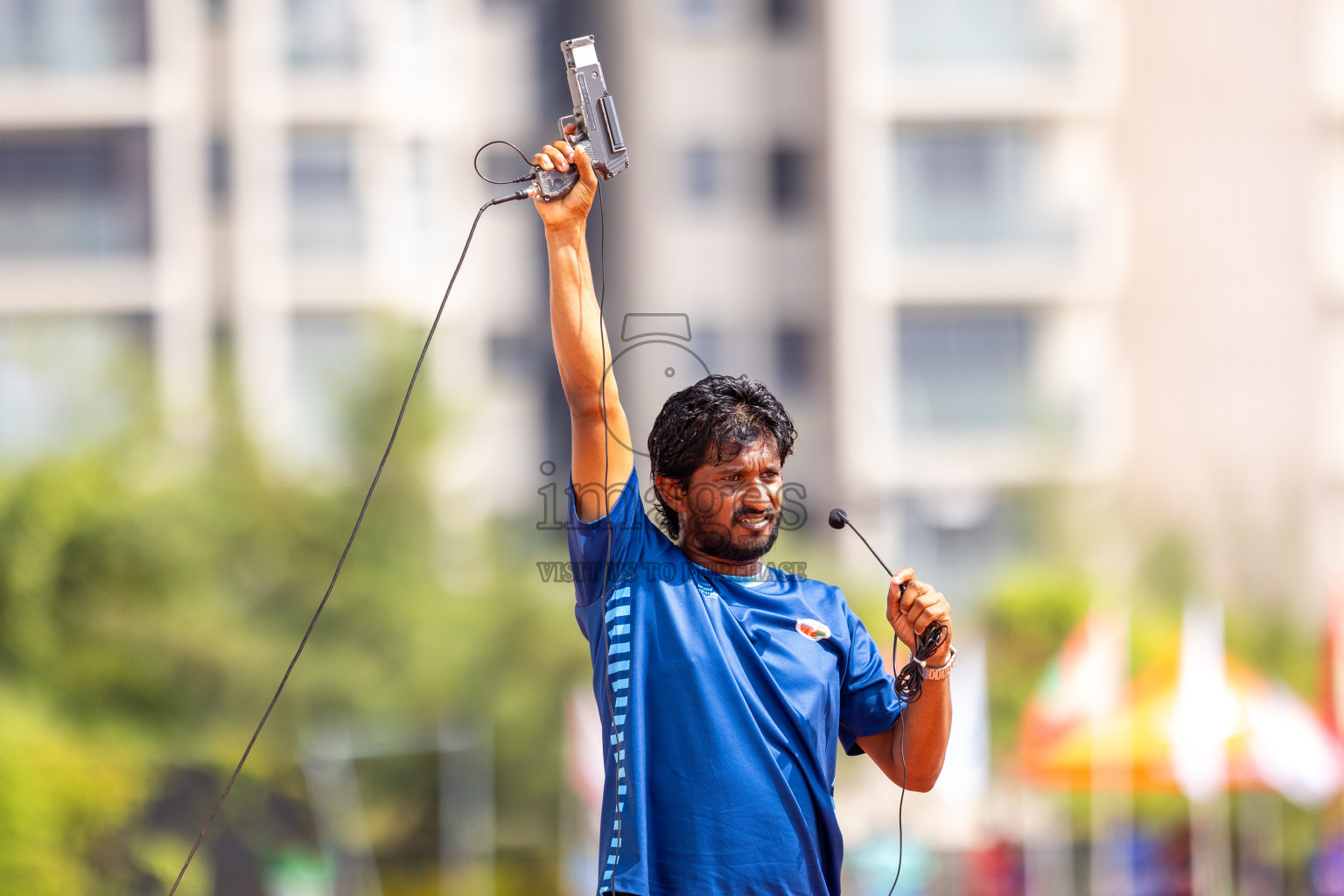 Day 5 of MWSC Interschool Athletics Championships 2024 held in Hulhumale Running Track, Hulhumale, Maldives on Wednesday, 13th November 2024. Photos by: Raif Yoosuf / Images.mv