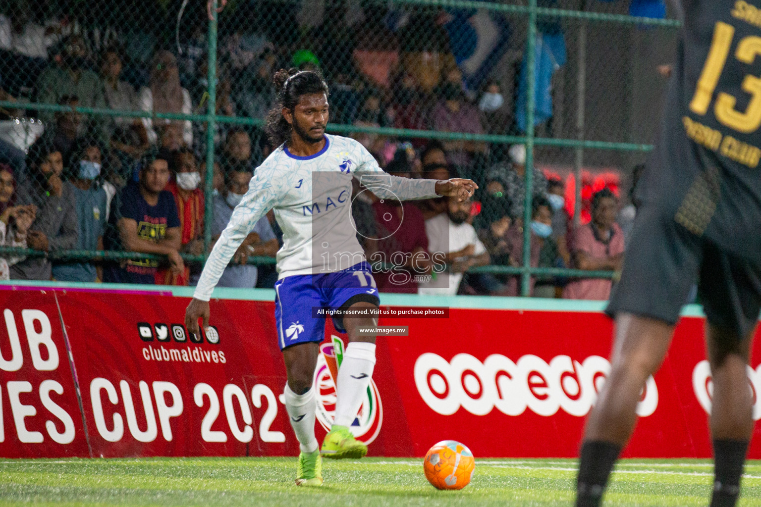 Prison Club vs MACL in the Quarter Finals of Club Maldives 2021 held at Hulhumale;, on 12th December 2021 Photos: Nasam / images.mv