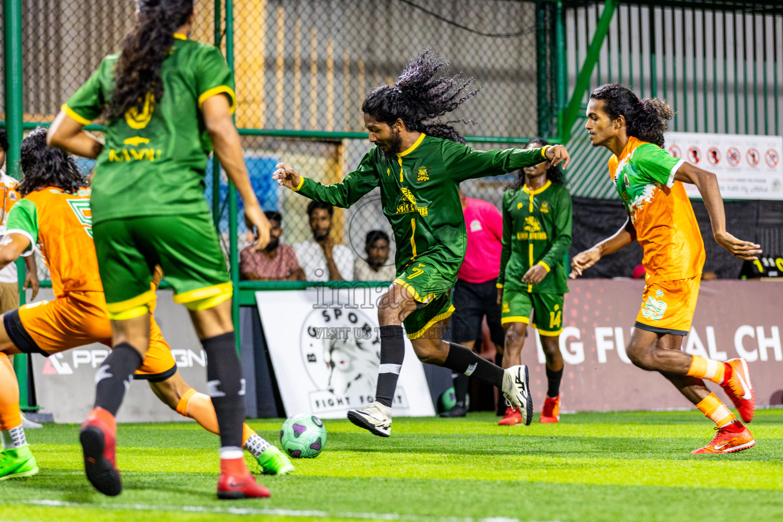 Squadra vs UNF in Day 2 of Quarter Finals of BG Futsal Challenge 2024 was held on Saturday , 30th March 2024, in Male', Maldives Photos: Nausham Waheed / images.mv