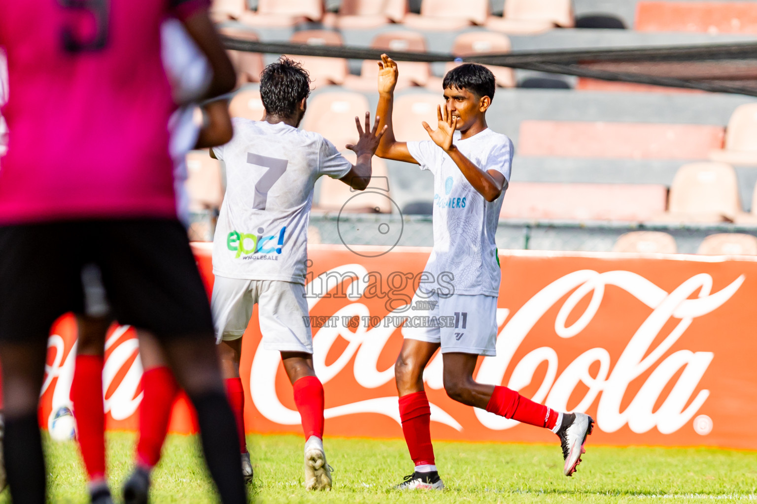 United Victory vs Club Green Street in Day 4 of Under 19 Youth Championship 2024 was held at National Stadium in Male', Maldives on Thursday, 13th June 2024. Photos: Nausham Waheed / images.mv