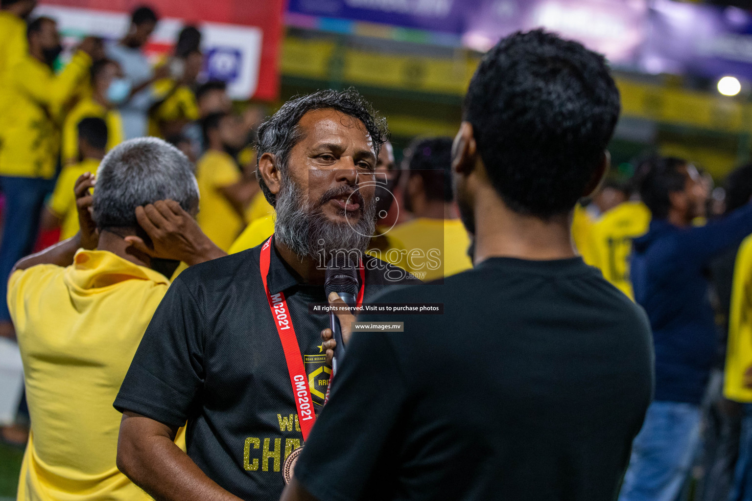 RRC Vs FSM in the Semi Finals of Club Maldives 2021 held in Hulhumale, Maldives on 19 December 2021. Photos: Ismail Thoriq / images.mv