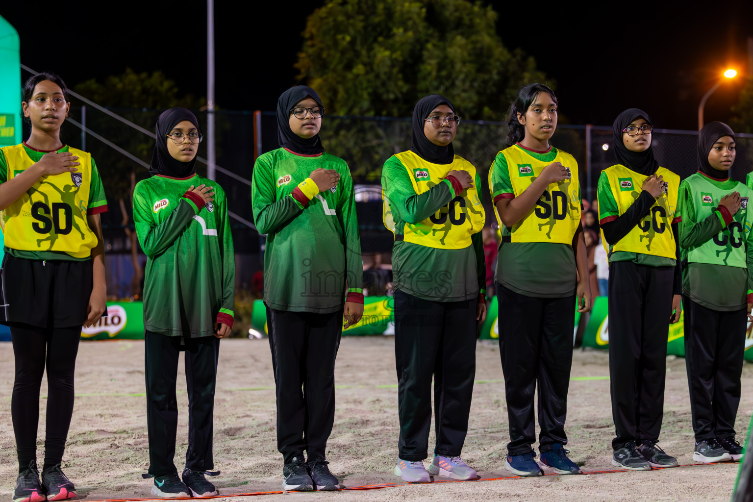 Finals of Milo Ramadan Half Court Netball Challenge on 25th March 2024, held in Central Park, Hulhumale, Male', Maldives
Photos: Ismail Thoriq / imagesmv