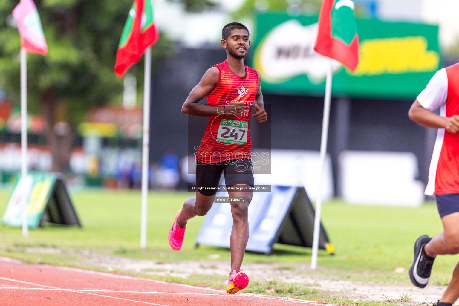 Day 2 of National Athletics Championship 2023 was held in Ekuveni Track at Male', Maldives on Friday, 24th November 2023. Photos: Nausham Waheed / images.mv