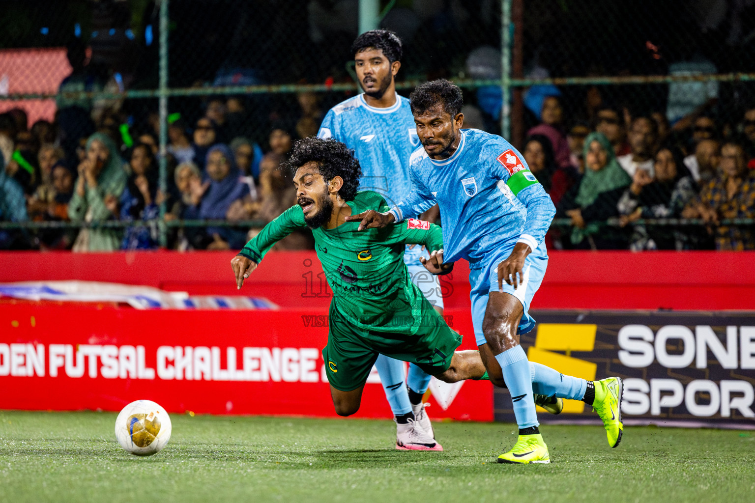 HA Dhidhdhoo vs HA Vashafaru in Haa Alif Atoll Finals Day 28 of Golden Futsal Challenge 2025 was held on Saturday , 1st February 2025, in Hulhumale', Maldives. Photos: Nausham Waheed / images.mv