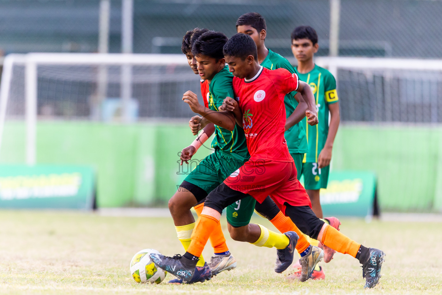 Day 5 of MILO Academy Championship 2025 (U14) was held on Monday, 3rd November 2025 at Henveiru Football Grounds, Male', Maldives . Photos: Nausham Waheed / images.mv