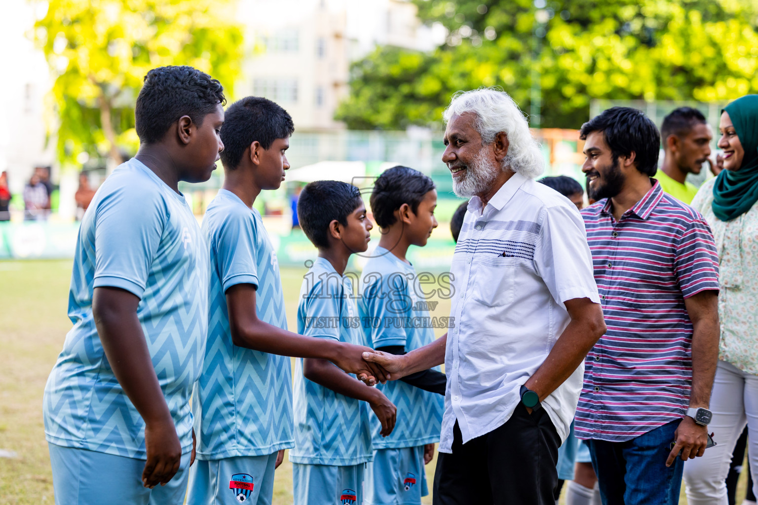 Day 3 of MILO Academy Championship 2025 (U-12) was held at Henveiru Stadium in Male', Maldives on Saturday, 3rd May 2025. Photos: Nausham Waheed / images.mv