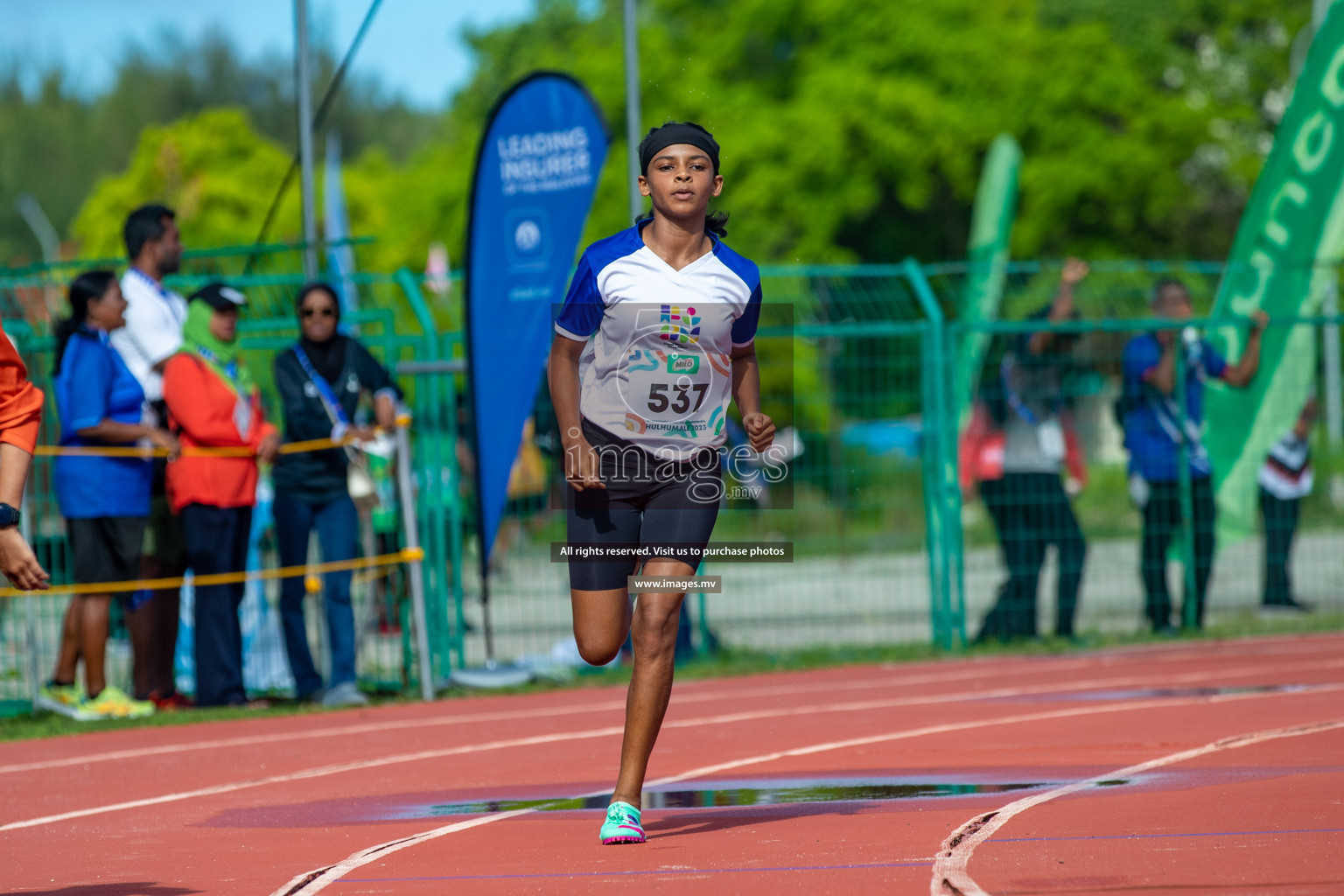 Day two of Inter School Athletics Championship 2023 was held at Hulhumale' Running Track at Hulhumale', Maldives on Sunday, 15th May 2023. Photos: Nausham Waheed / images.mv