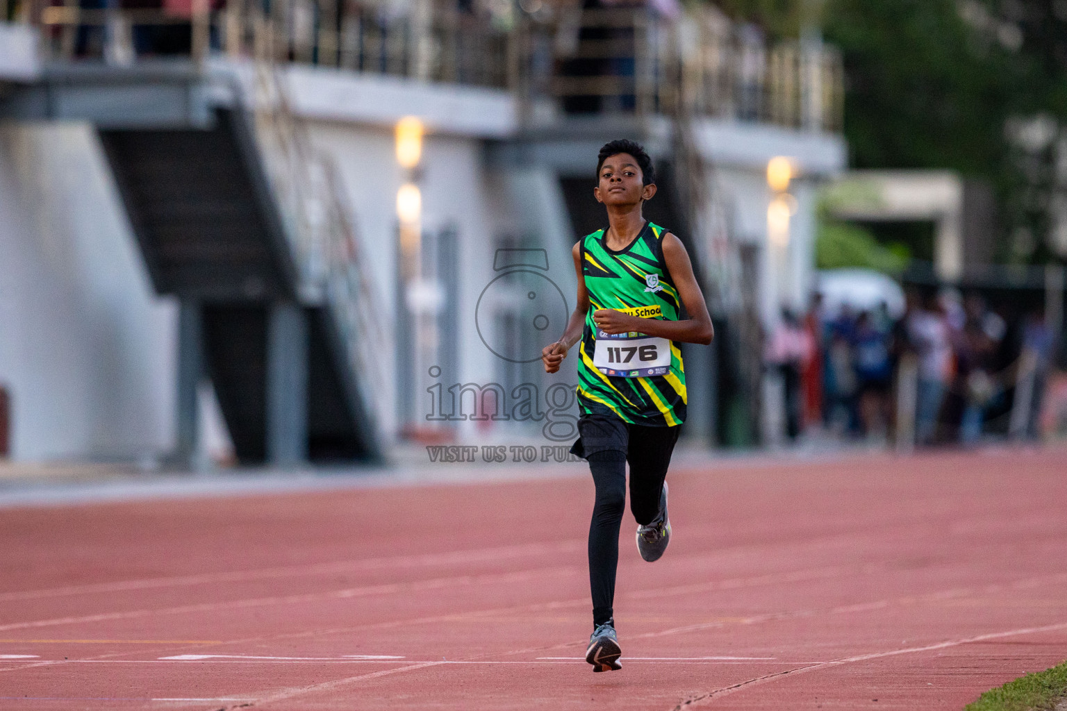 Day 1 of MWSC Interschool Athletics Championships 2024 held in Hulhumale Running Track, Hulhumale, Maldives on Saturday, 9th November 2024. Photos by: Ismail Thoriq / Images.mv