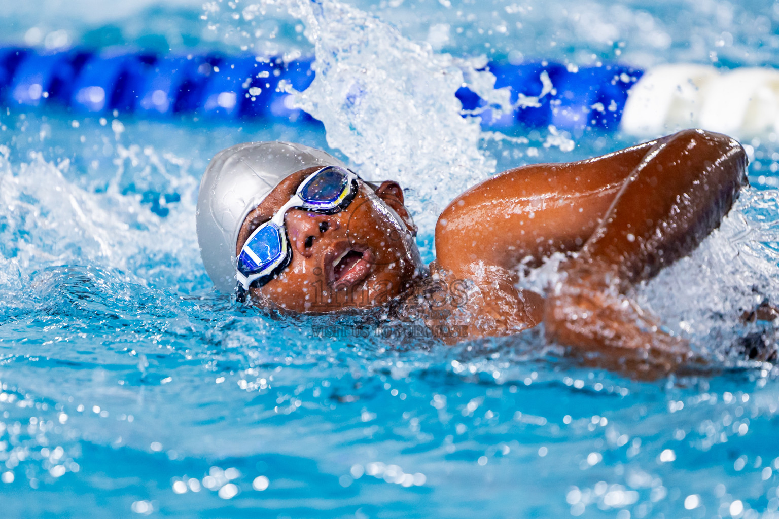 Day 3 of 20th BMLInter-school Swimming Competition 2024 held in Hulhumale', Maldives on Monday, 14th October 2024. Photos: Nausham Waheed / images.mv