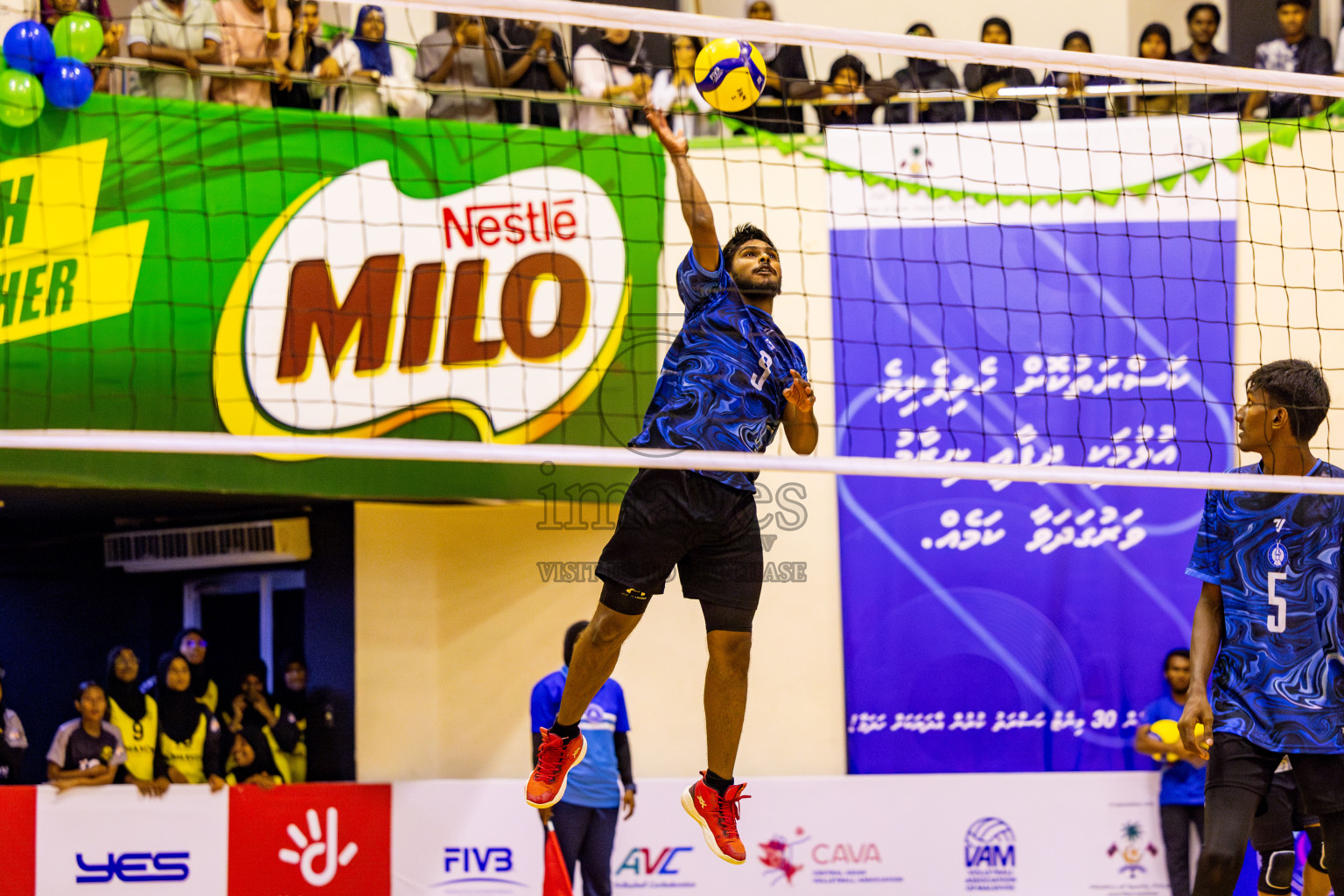 Finals of Interschool Volleyball Tournament 2024 was held in Social Center at Male', Maldives on Friday, 6th December 2024. Photos: Nausham Waheed / images.mv