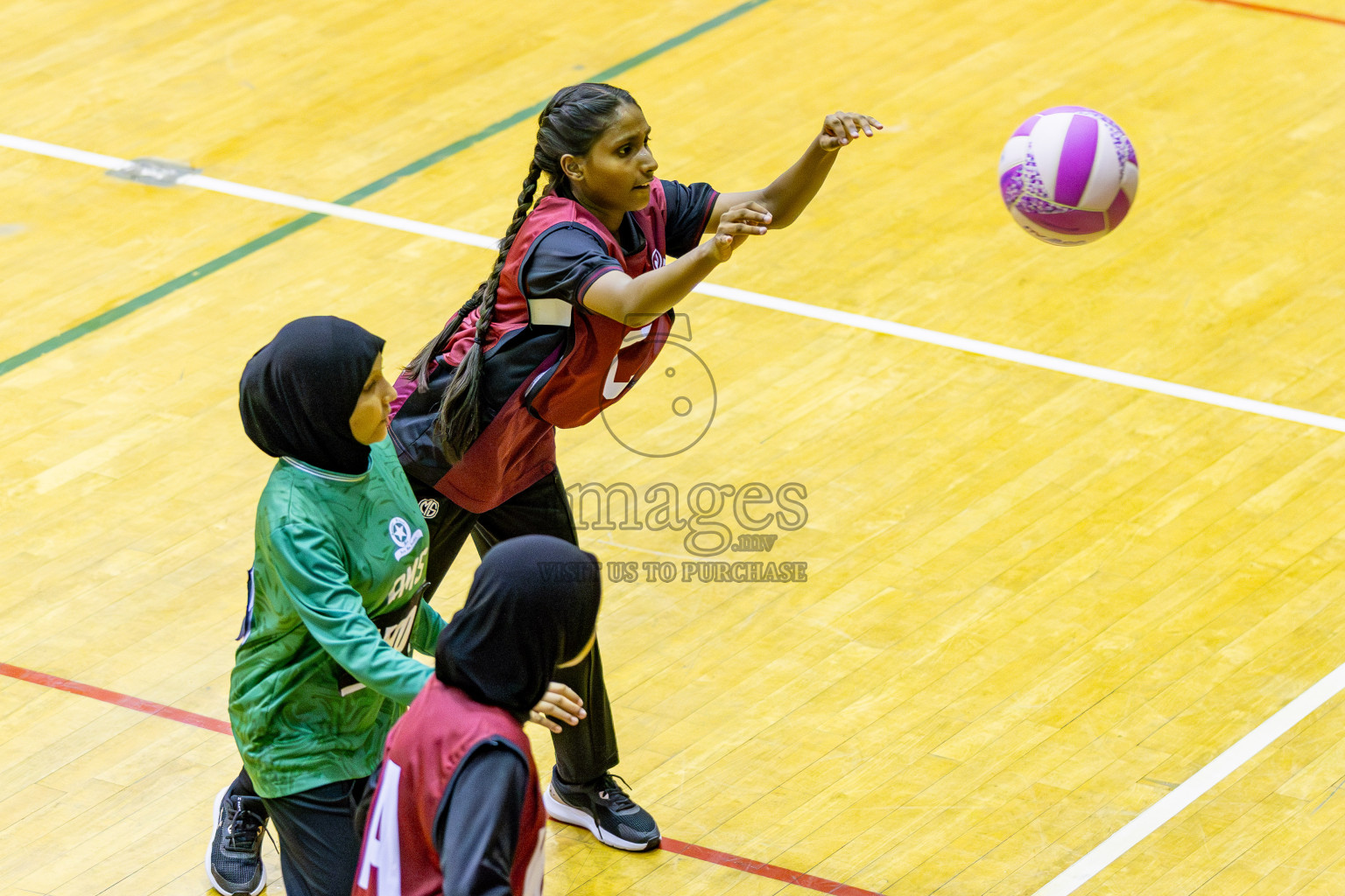Day 4 of Inter-School Netball Tournament 2025 was held in Social Center Indoor Hall on Tuesday, 21th October 2025. Photos: Areef Adam / images.mv