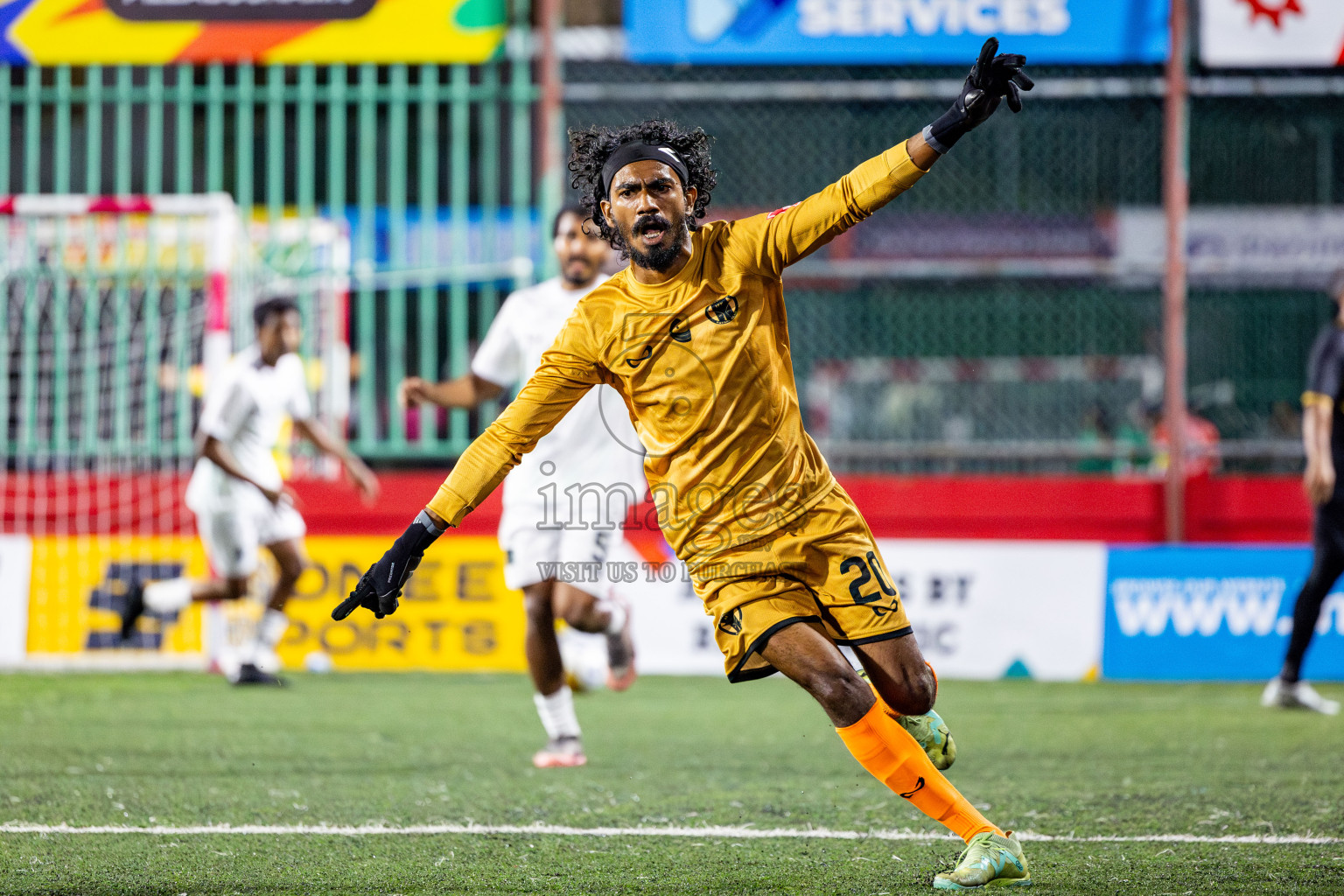 HA Utheem VS HA Ihavandhoo in Day 9 of Golden Futsal Challenge 2025 was held on Monday, 13th January 2025, in Hulhumale', Maldives Photos: Nausham Waheed , Ismail Thoriq / images.mv