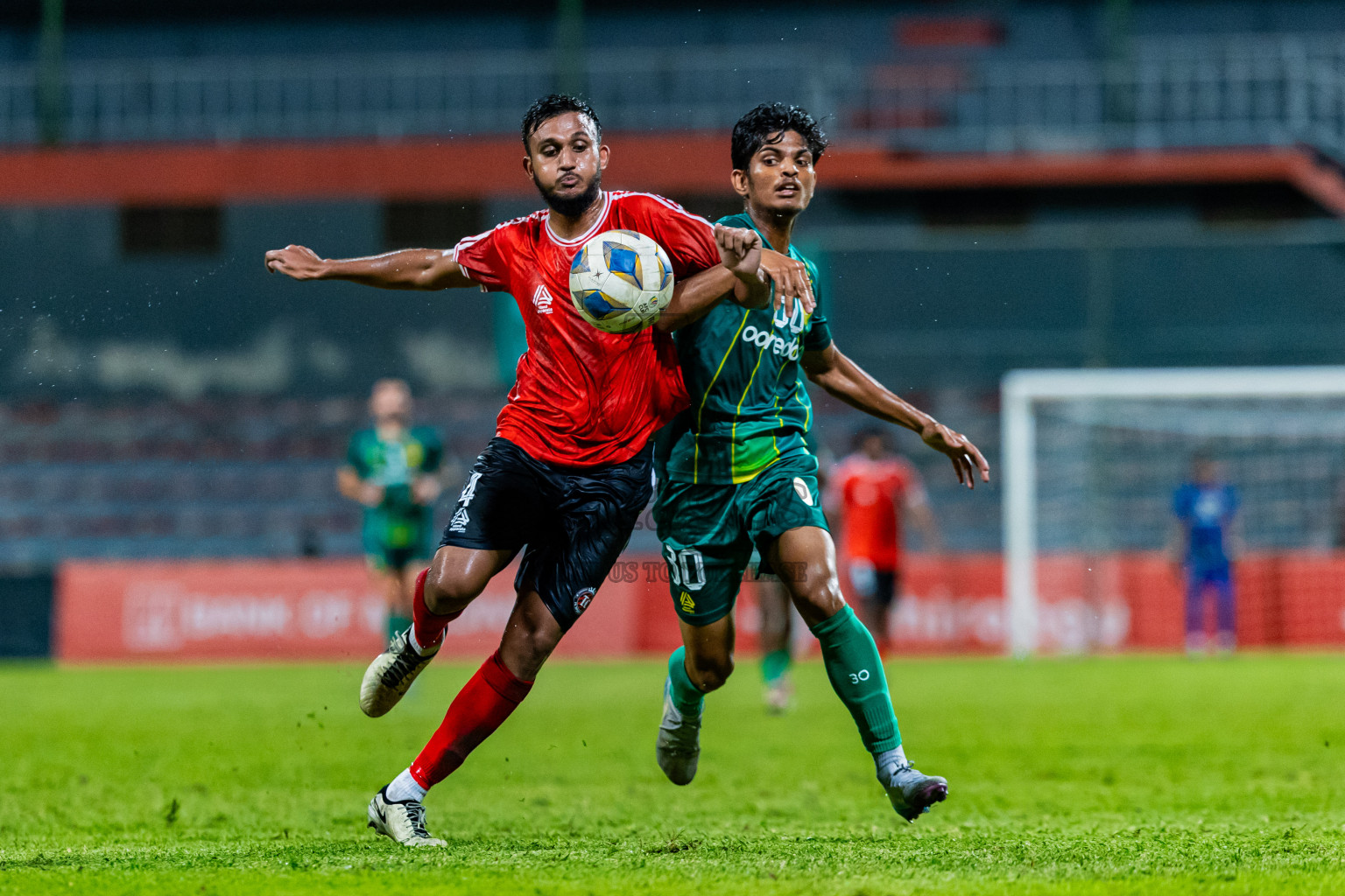 Maziya Sports & Recreation vs TC Sports Club in Dhivehi Premier League 2025/26 held in National Football Stadium, Male', Maldives on Wednesday, 24th September 2025. Photos: Areef Adam / Images.mv
