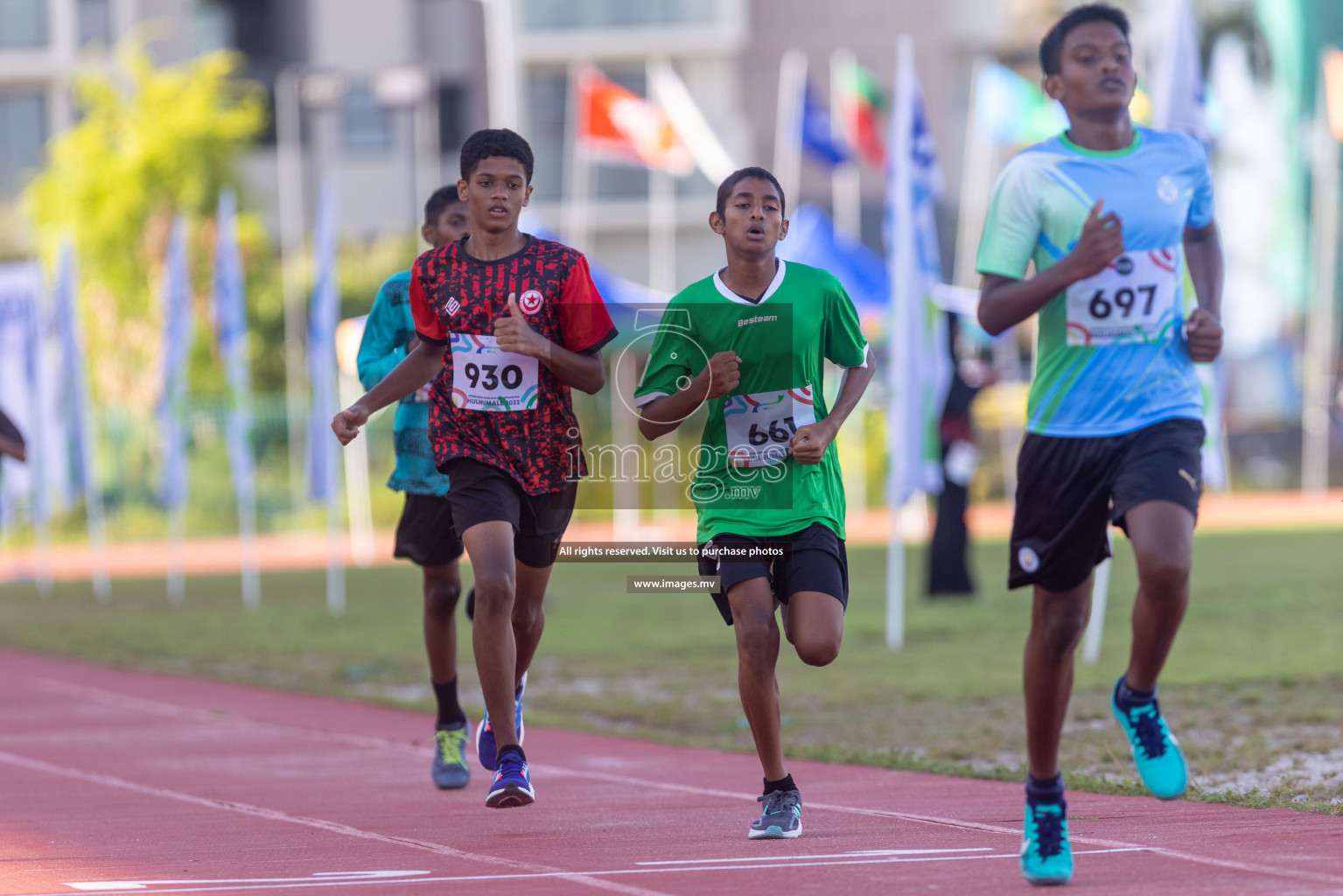 Day two of Inter School Athletics Championship 2023 was held at Hulhumale' Running Track at Hulhumale', Maldives on Sunday, 15th May 2023. Photos: Shuu/ Images.mv