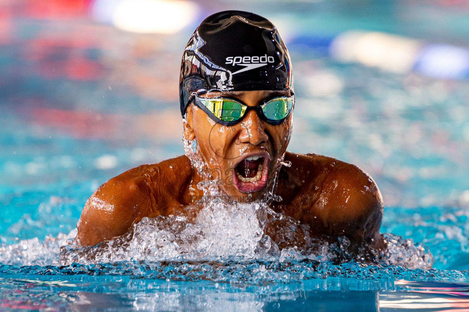 Day 1 of National Swimming Championship 2024 held in Hulhumale', Maldives on Friday, 13th December 2024. Photos: Nausham Waheed / images.mv