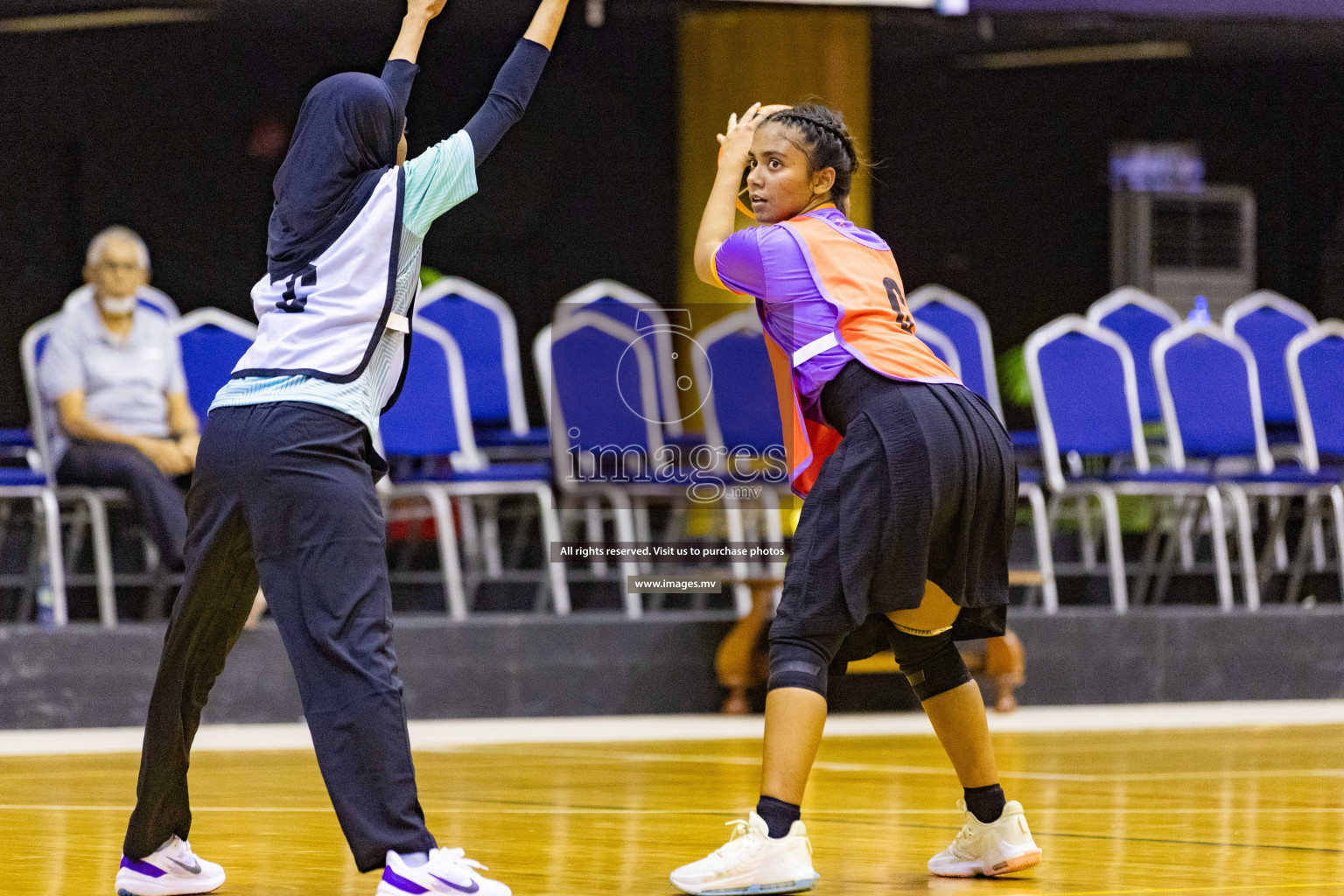 Day2 of 24th Interschool Netball Tournament 2023 was held in Social Center, Male', Maldives on 28th October 2023. Photos: Nausham Waheed / images.mv