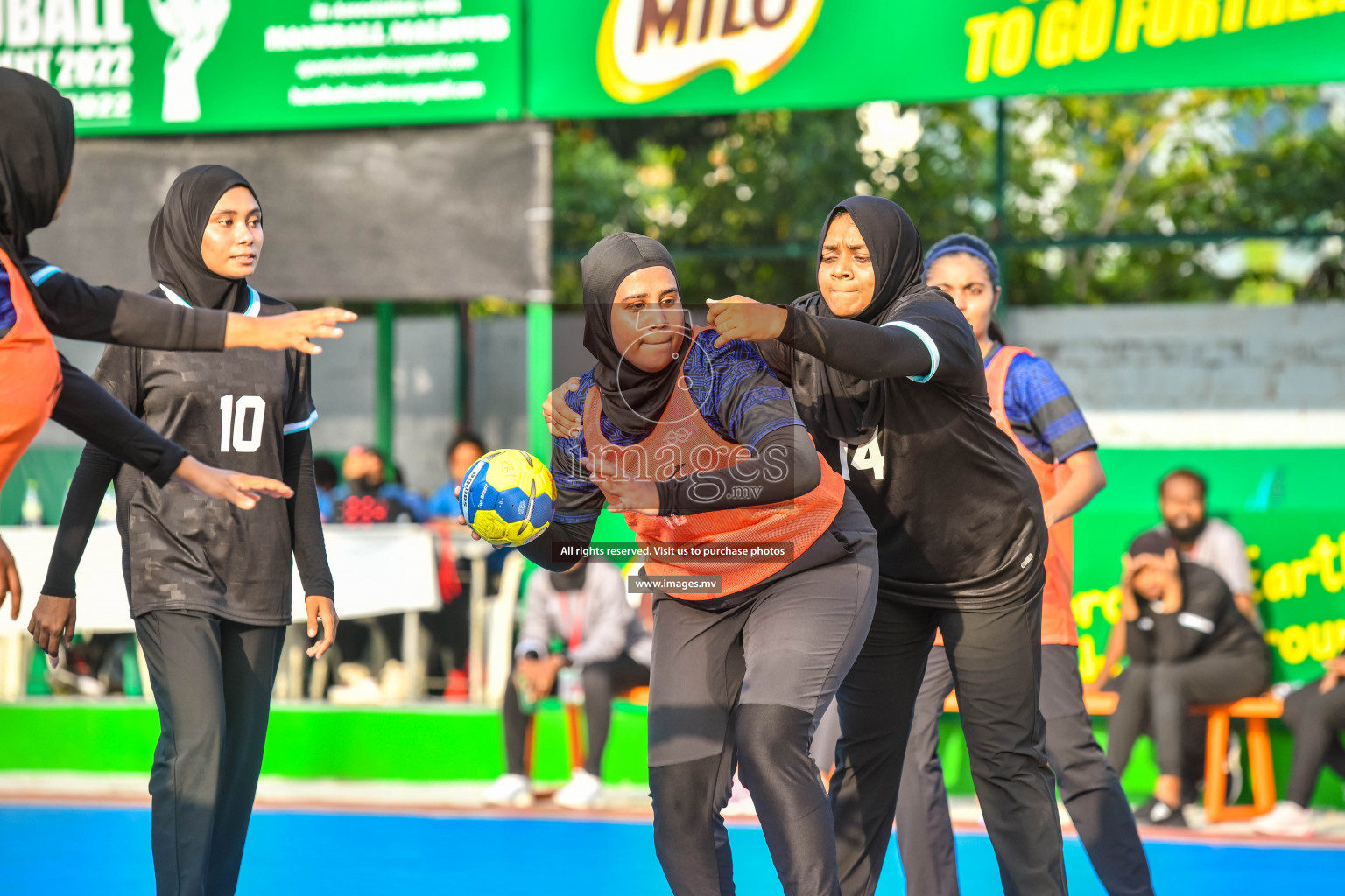 Day 4 of Milo 6th Inter Office Handball Tournament 2022 - Photos by  Nausham Waheed