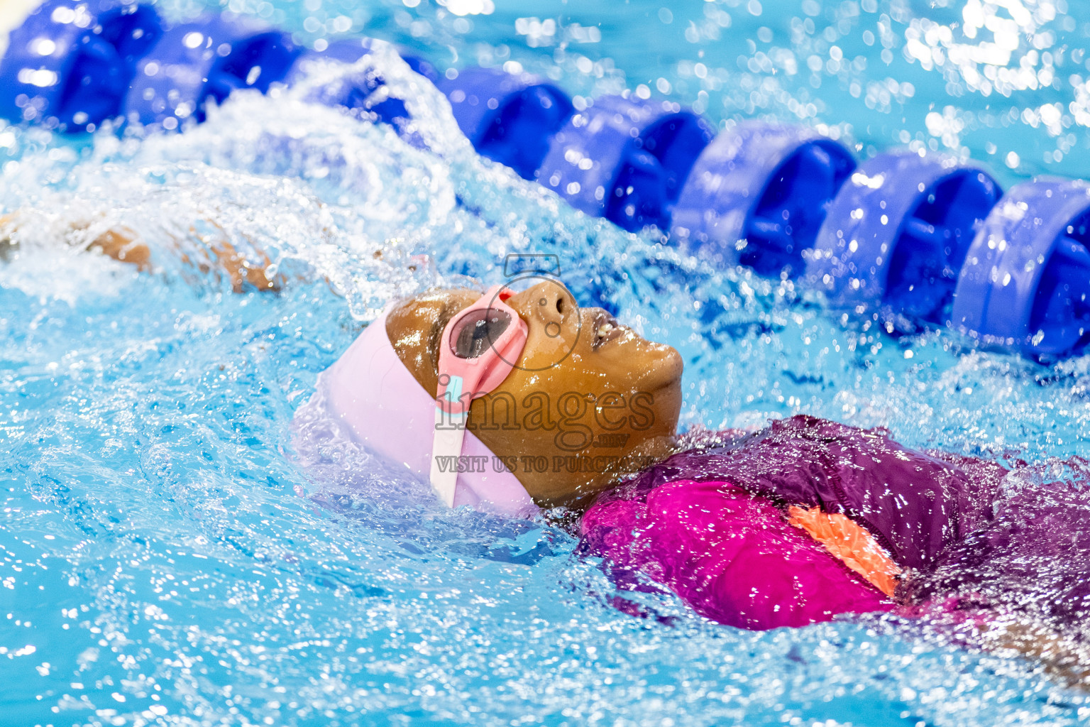 Day 4 of BML 6th National Kids Swimming Kids Festival 2025 held in Hulhumale', Maldives on Thursday, 6th November 2024. Photos: Hassan Simah / images.mv