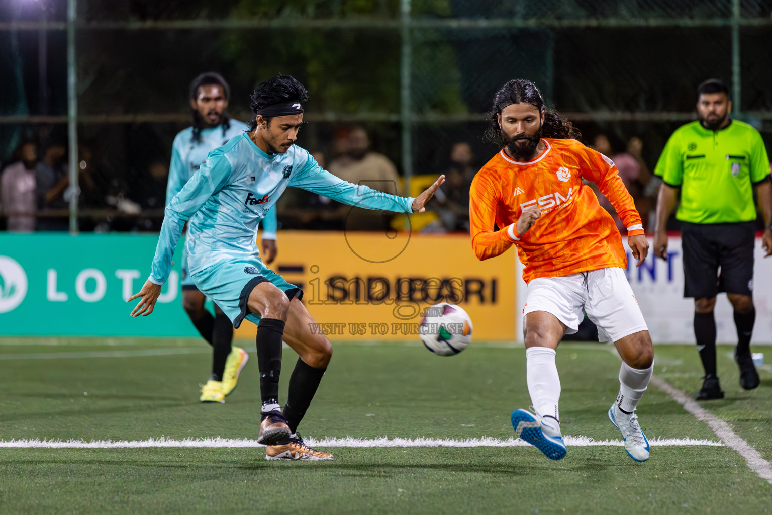 TEAM FSM vs CLUB TTS in Club Maldives Cup 2024 held in Rehendi Futsal Ground, Hulhumale', Maldives on Tuesday, 1st October 2024. Photos: Hassan Simah / images.mv