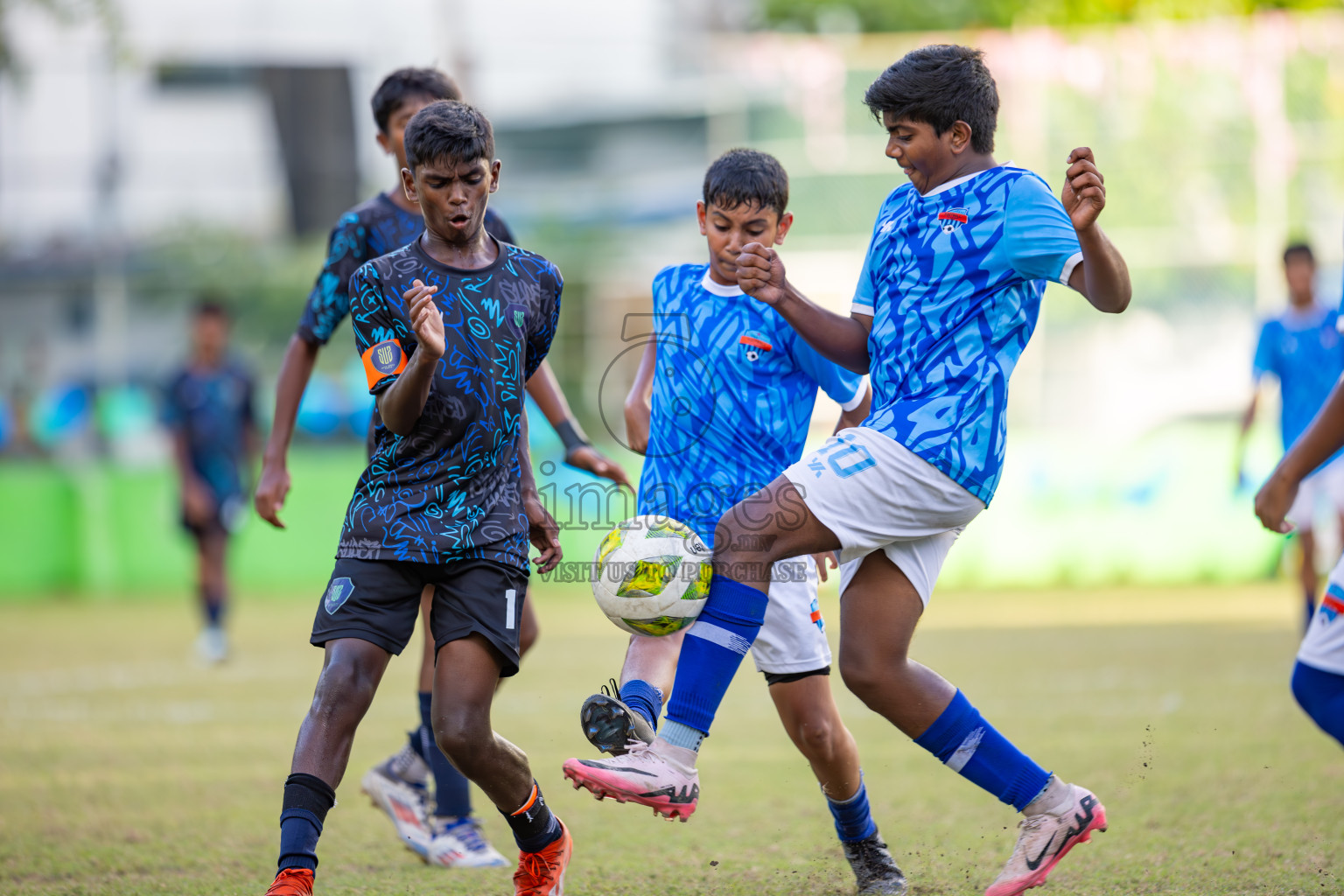 Day 4 of MILO Academy Championship 2024 (U-14) was held in Henveyru Stadium, Male', Maldives on Sunday, 3rd November 2024. Photos: Ismail Thoriq / Images.mv