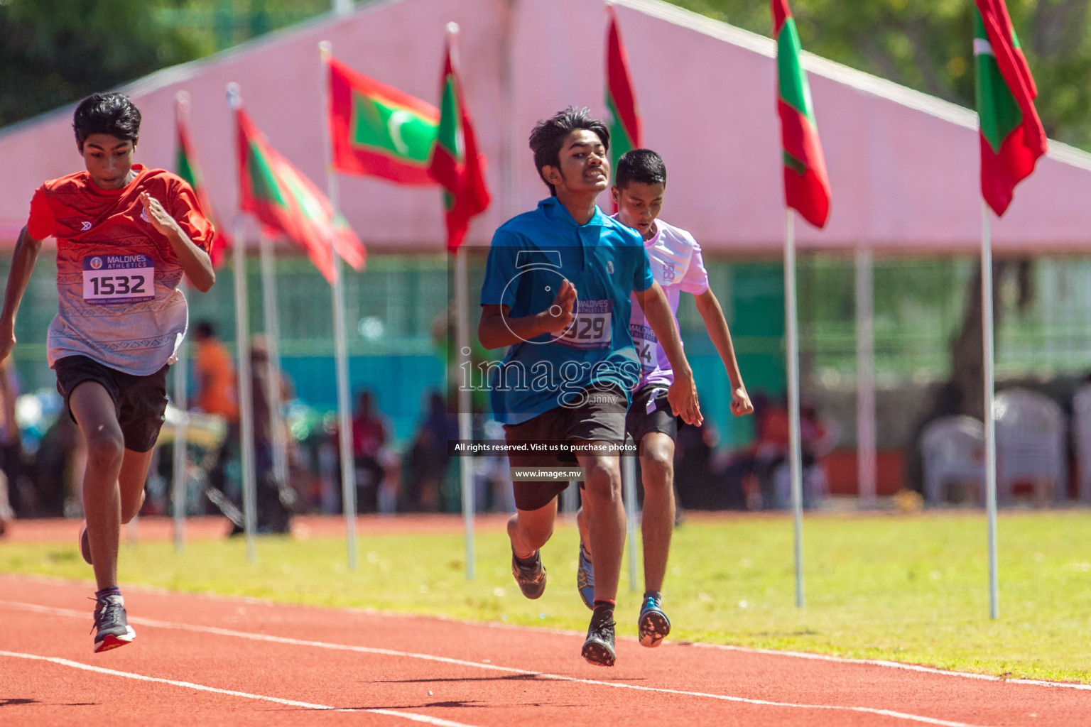 Day 1 of Inter-School Athletics Championship held in Male', Maldives on 22nd May 2022. Photos by: Maanish / images.mv