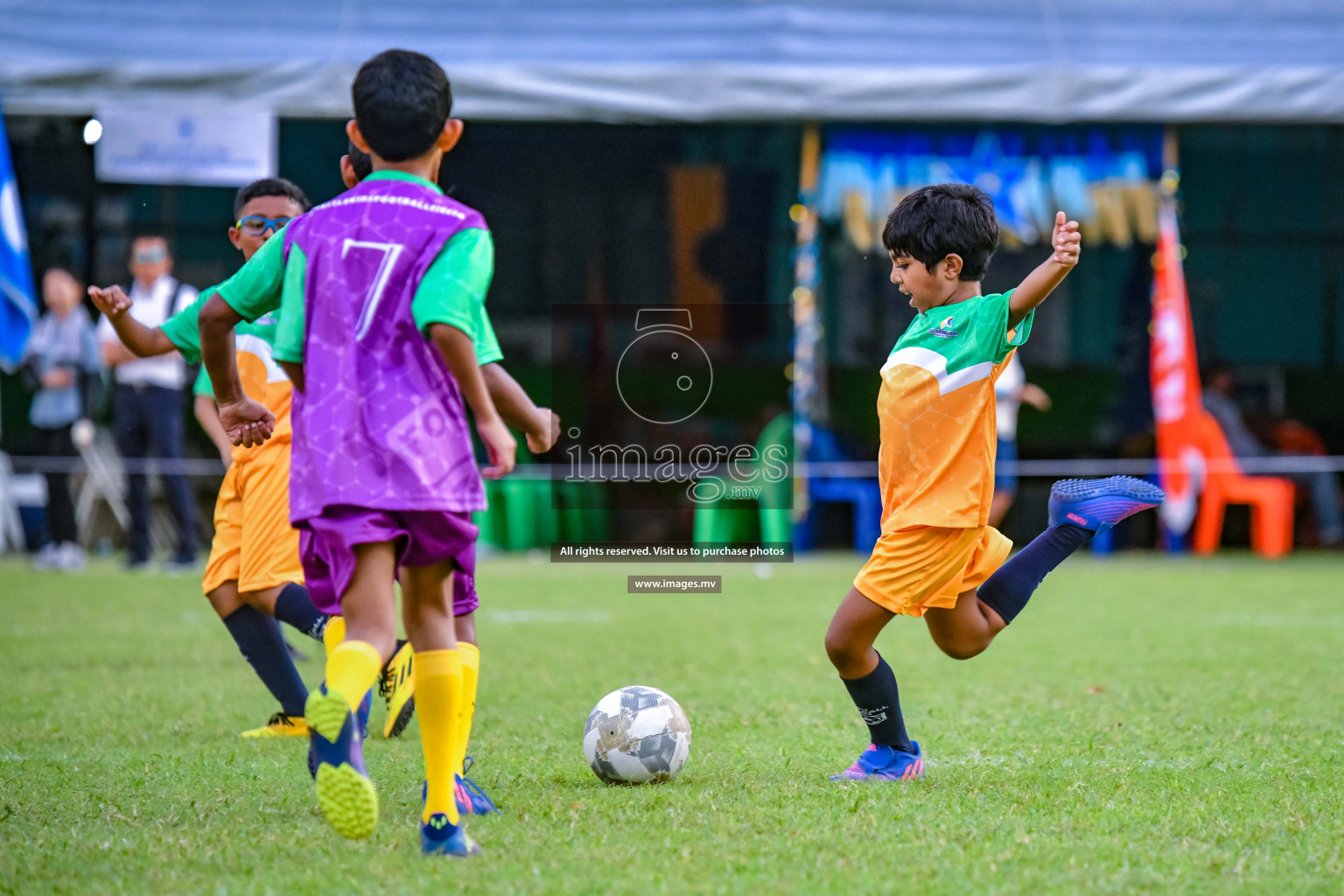 Day 1 of Milo Kids Football Fiesta 2022 was held in Male', Maldives on 19th October 2022. Photos: Nausham Waheed/ images.mv