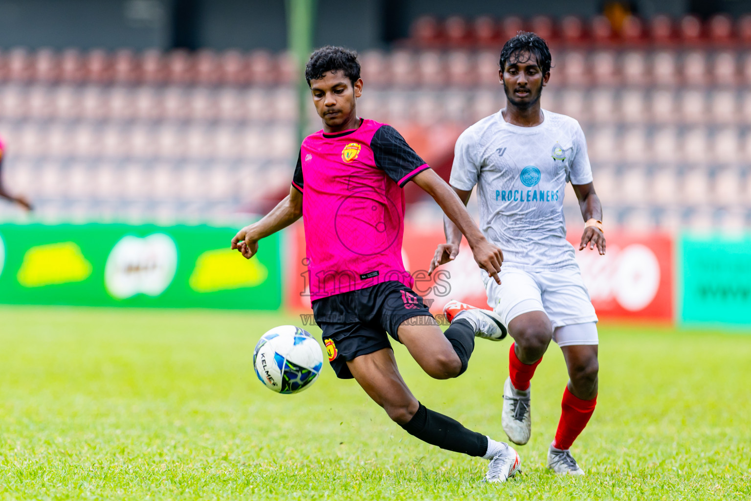 United Victory vs Club Green Street in Day 4 of Under 19 Youth Championship 2024 was held at National Stadium in Male', Maldives on Thursday, 13th June 2024. Photos: Nausham Waheed / images.mv