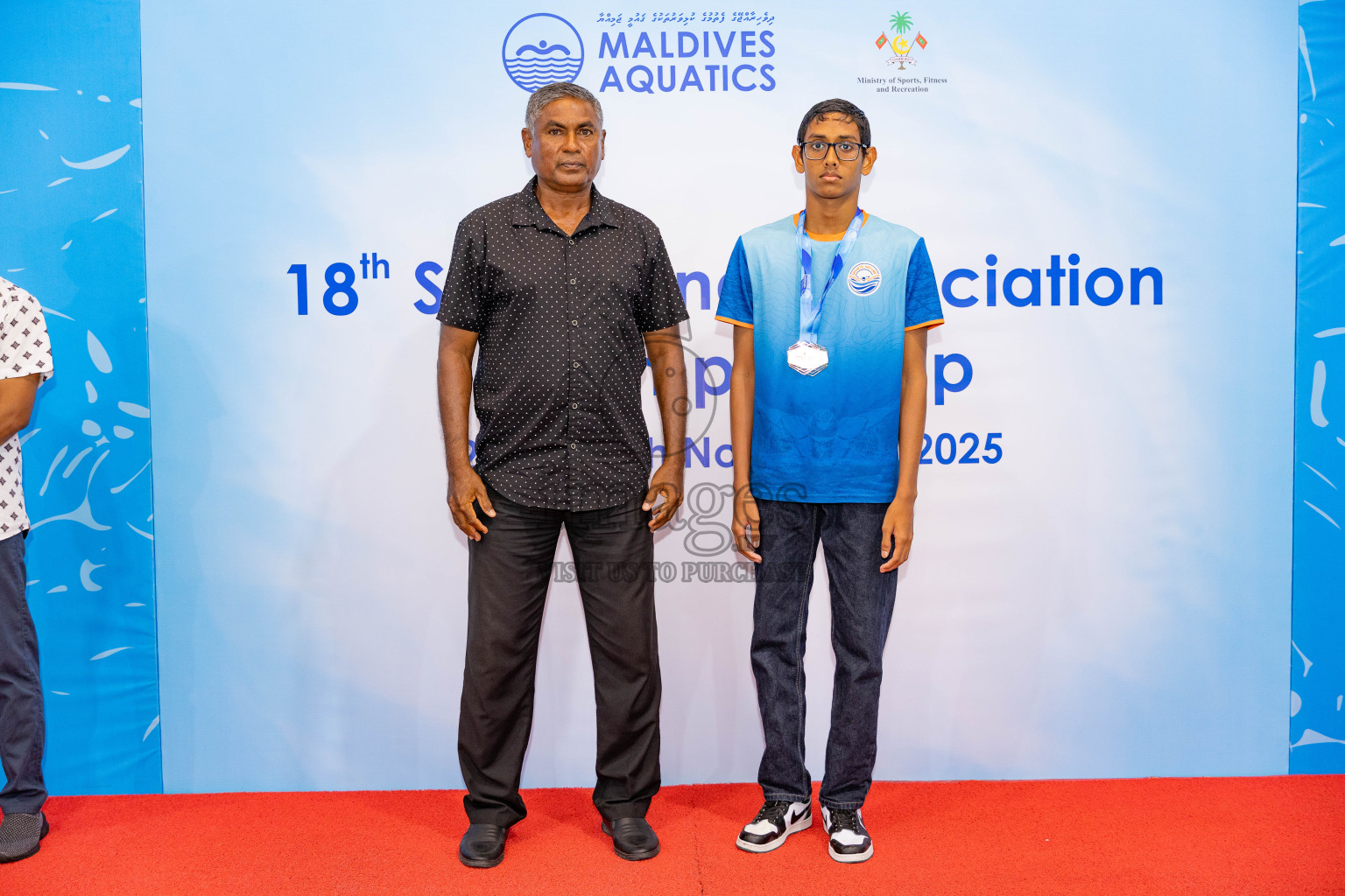 18th Swimming Association Championship 2025, Closing Ceremony was held on Saturday, 29th November 2025 at Swimming Track Hulhumale', Maldives. Photos: Areef Adam / images.mv