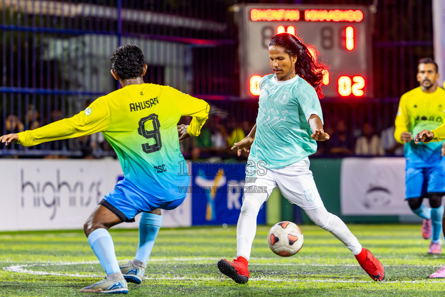 Dhonfan vs Kihaadhoo in Day 6 of Better in Baa Futsal Fiesta 2025 Men's division held in B. Eydhafushi, Maldives on Monday, 10th November 2025. Photos: Nausham Waheed / images.mv