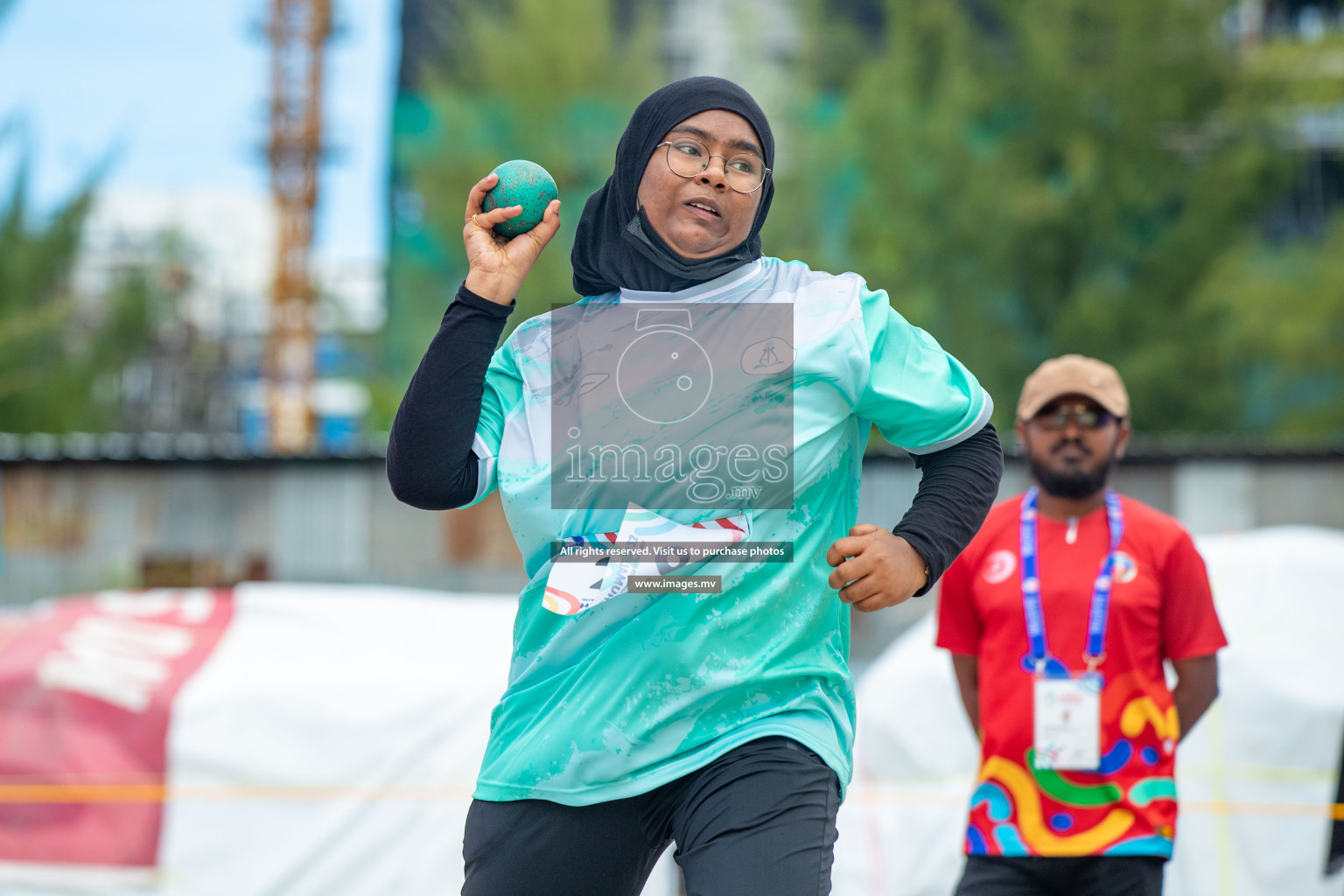 Day two of Inter School Athletics Championship 2023 was held at Hulhumale' Running Track at Hulhumale', Maldives on Sunday, 15th May 2023. Photos: Nausham Waheed / images.mv