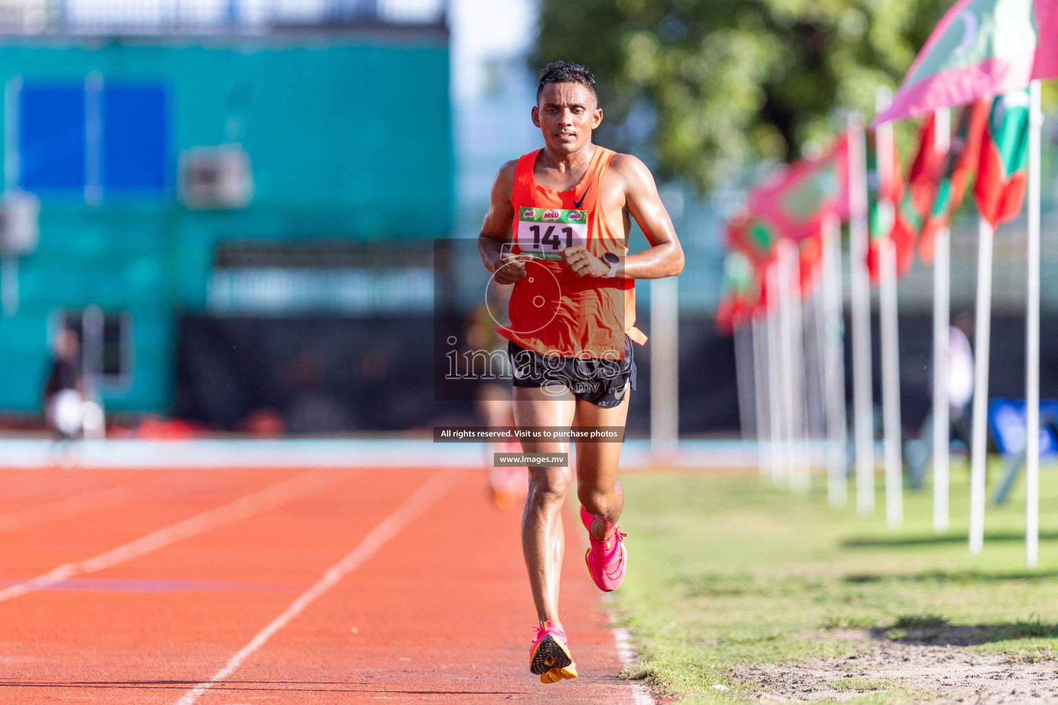 Day 2 of National Athletics Championship 2023 was held in Ekuveni Track at Male', Maldives on Saturday, 25th November 2023. Photos: Nausham Waheed / images.mv