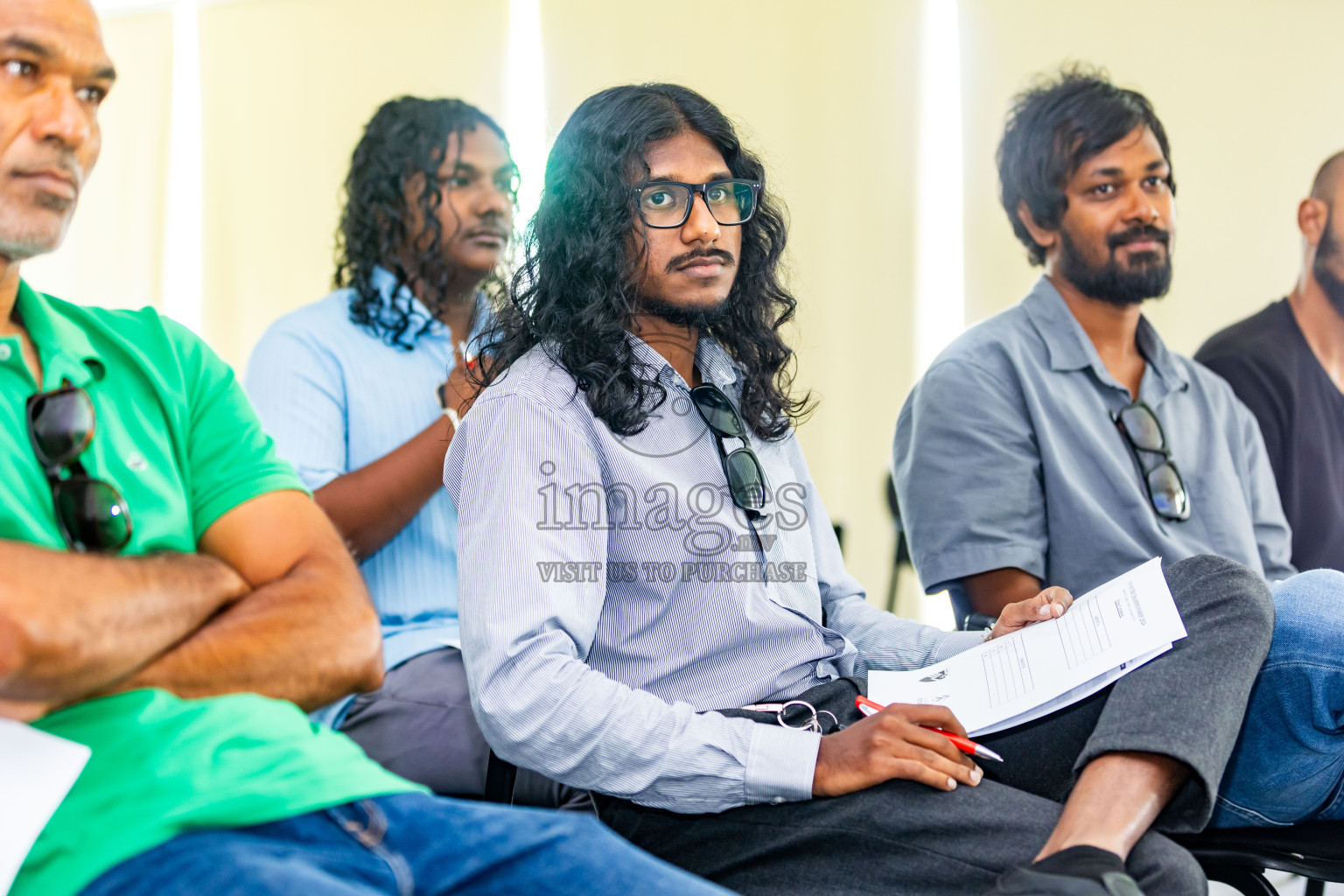 Draw Ceremony of FAM Youth Championship held in Male, Maldives, on Monday, 3rd June 2024 Photos: Nausham Waheed / images.mv