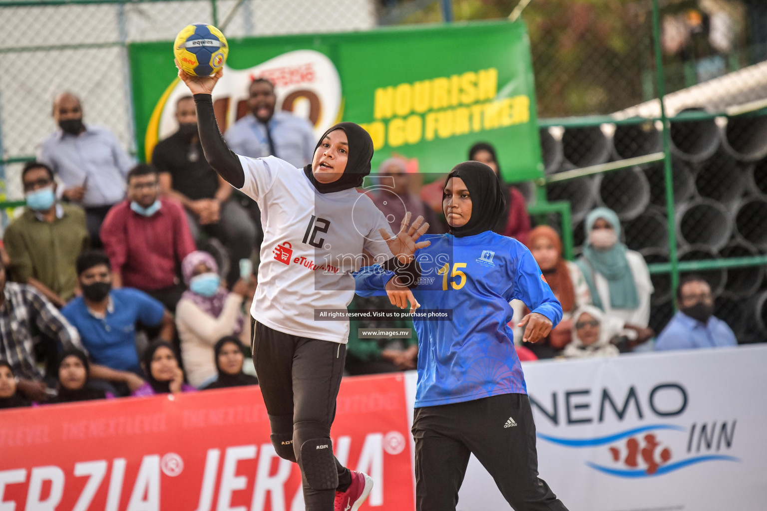 Day 3 of Milo 6th Inter Office Handball Tournament 2022 - Photos by Nausham Waheed