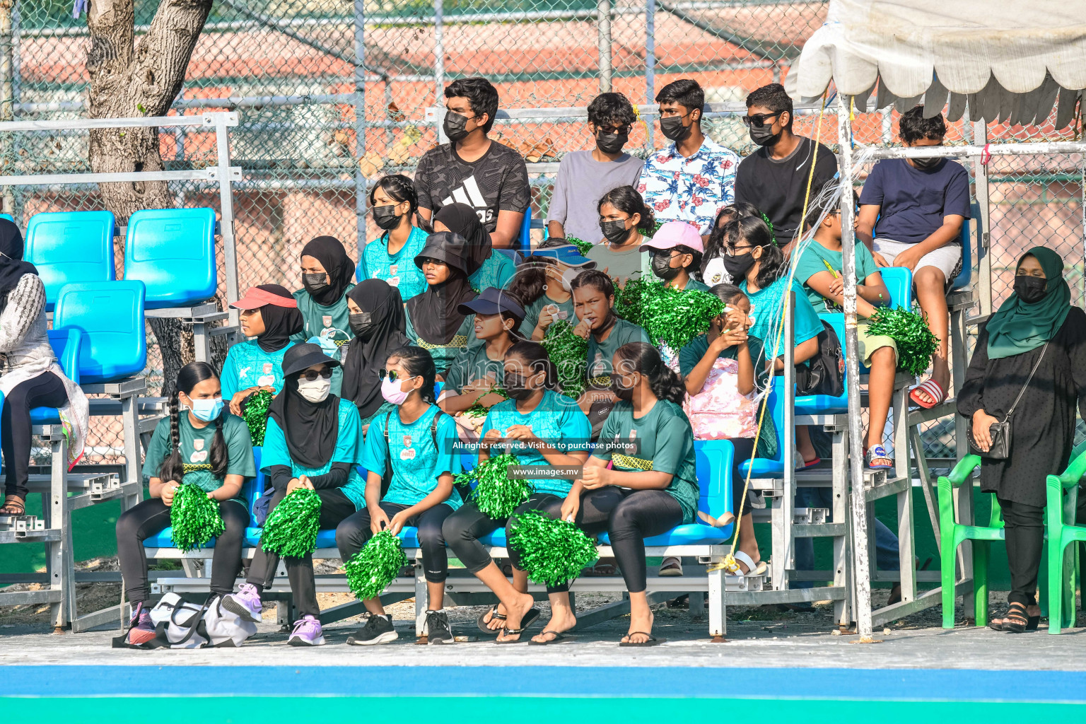 Final of Junior Netball Championship 2022 held in Male', Maldives on 19th March 2022. Photos by Nausham Waheed