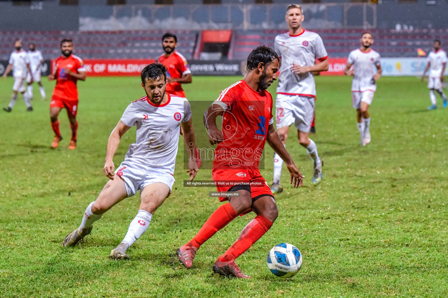 Tent Sports Club vs Buru Sports Club  in the 2nd Division 2022 on 30thJuly 2022, held in National Football Stadium, Male', Maldives Photos: Nausham Waheed / Images.mv