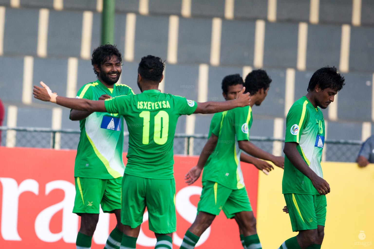 Maziya Sports and Recreation Club played against Yangon United of Myanmar in Male', Maldives, Wednesday, March. 09, 2016. (Images.mv Photo/Hussain Sinan).