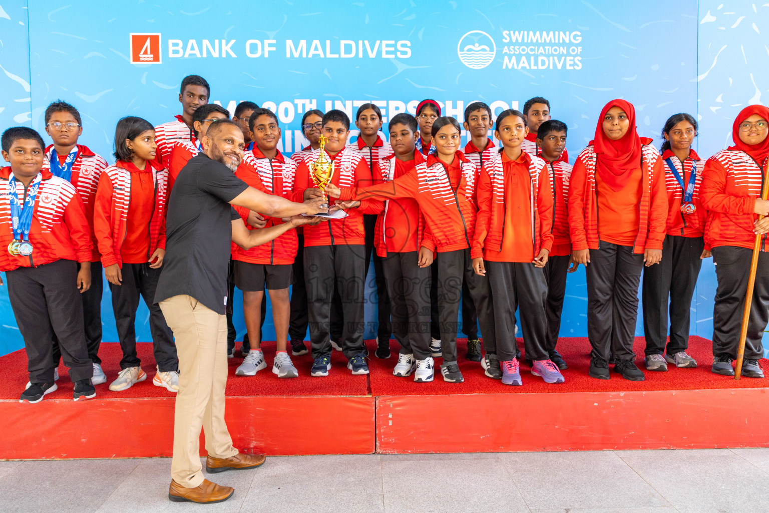 Closing ceremony of BML 20th Inter-School Swimming Competition was held in Hulhumale' Swimming Complex on Saturday, 19th October 2024. 
Photos: Ismail Thoriq