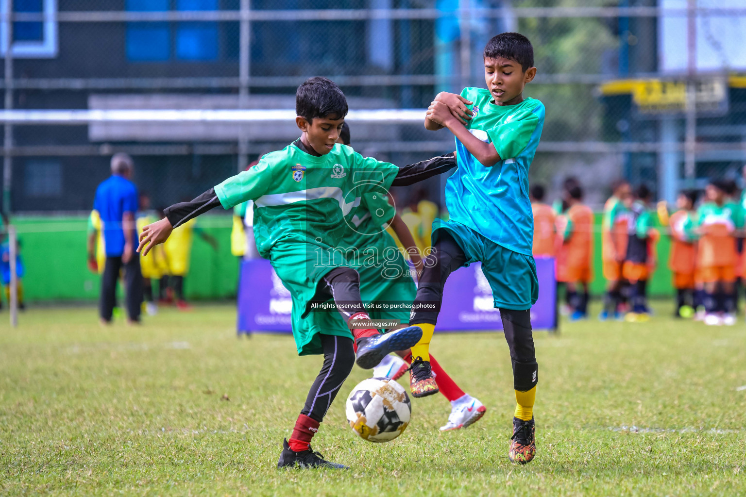 Day 1 of Milo Kids Football Fiesta 2022 was held in Male', Maldives on 19th October 2022. Photos: Nausham Waheed/ images.mv