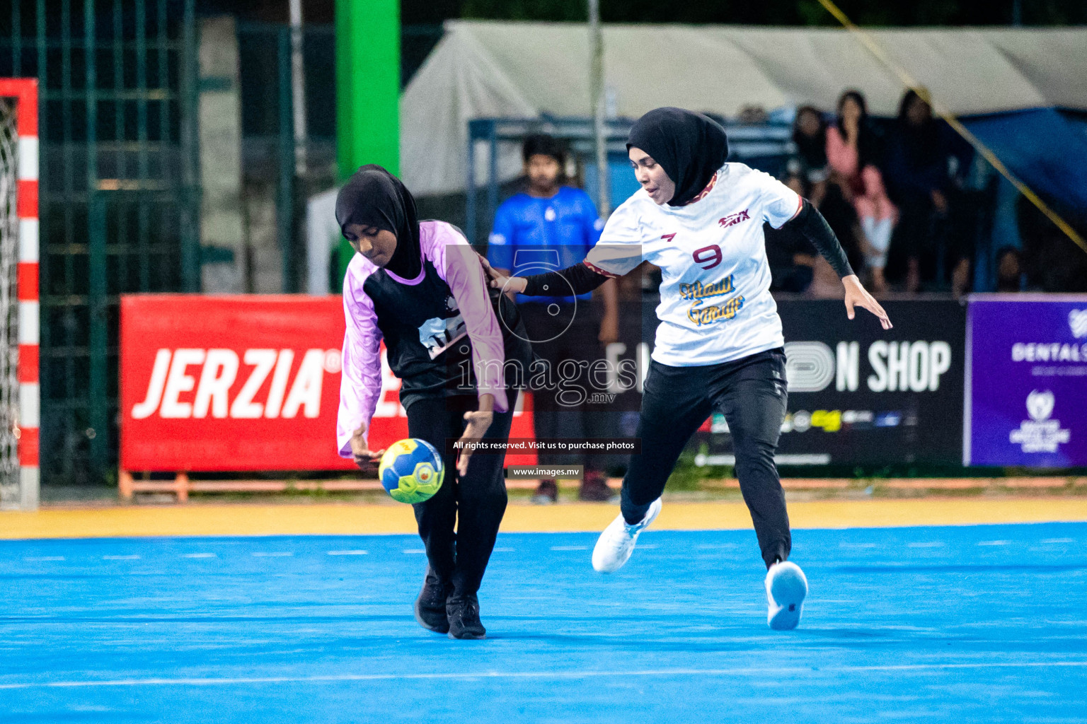 Day 5 of 6th MILO Handball Maldives Championship 2023, held in Handball ground, Male', Maldives on Friday, 24th May 2023 Photos: Shuu Abdul Sattar/ Images.mv