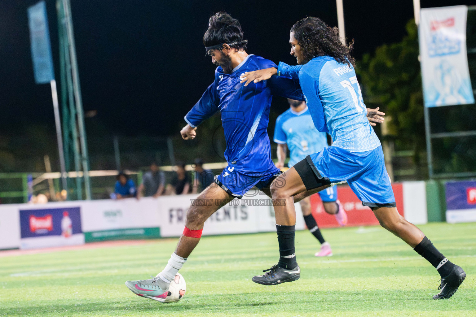 Foemathi VS Laamu Blues in Day 3 - Fonadhoo Youth Futsal Challenge 2025 held in Fonadhoo Futsal Stadium, L. Fonadhoo, Maldives on Tuesdat, 28th October 2025 Photos: Arif Rasheed / images.mv